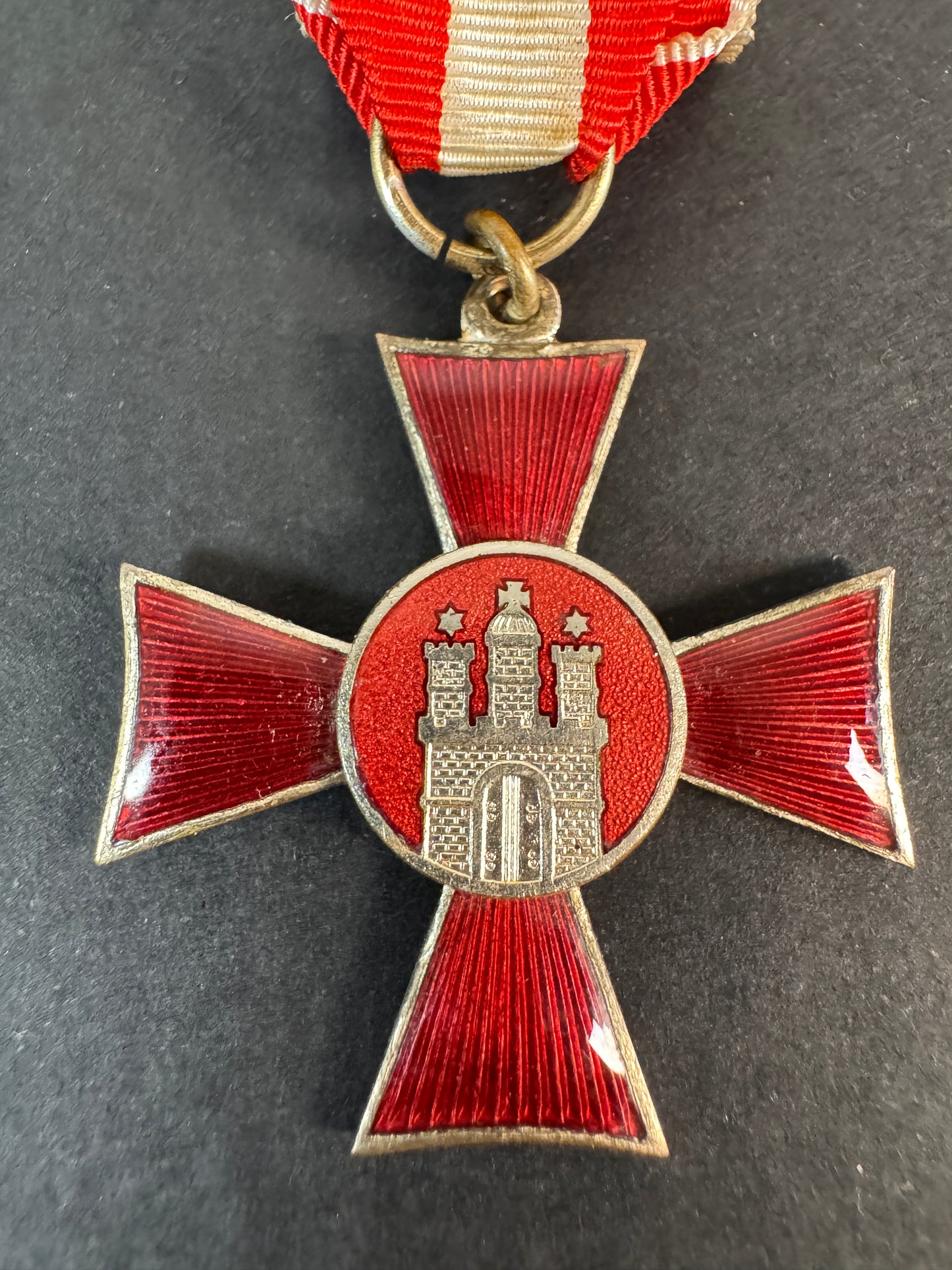 Image of product: ww1 german hanseatic cross hamburg medal for war service 1914