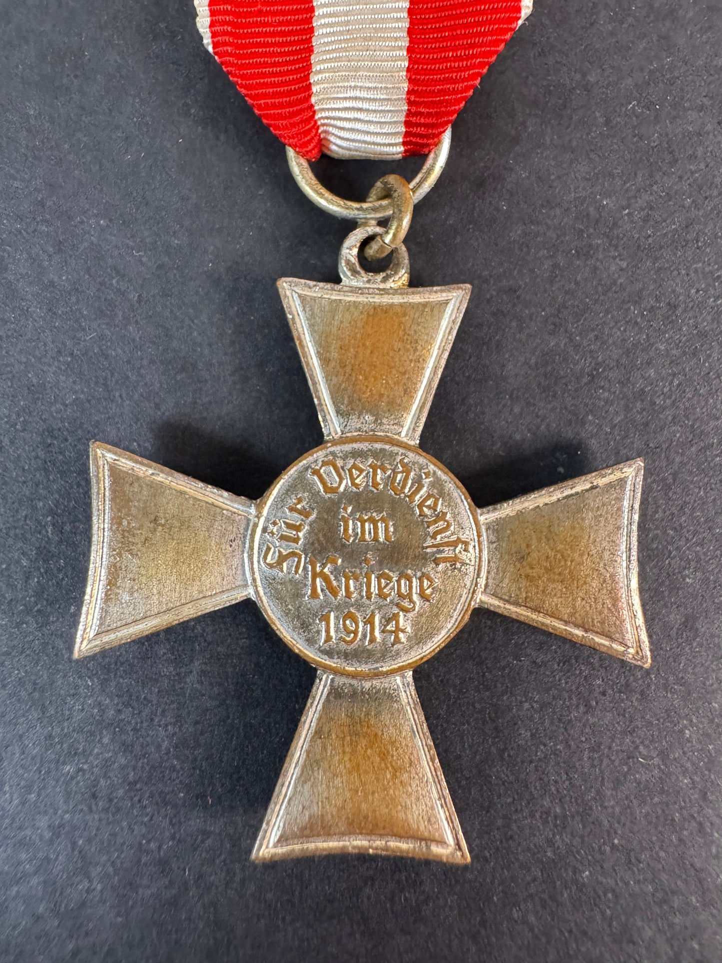 Image of product: ww1 german hanseatic cross hamburg medal for war service 1914