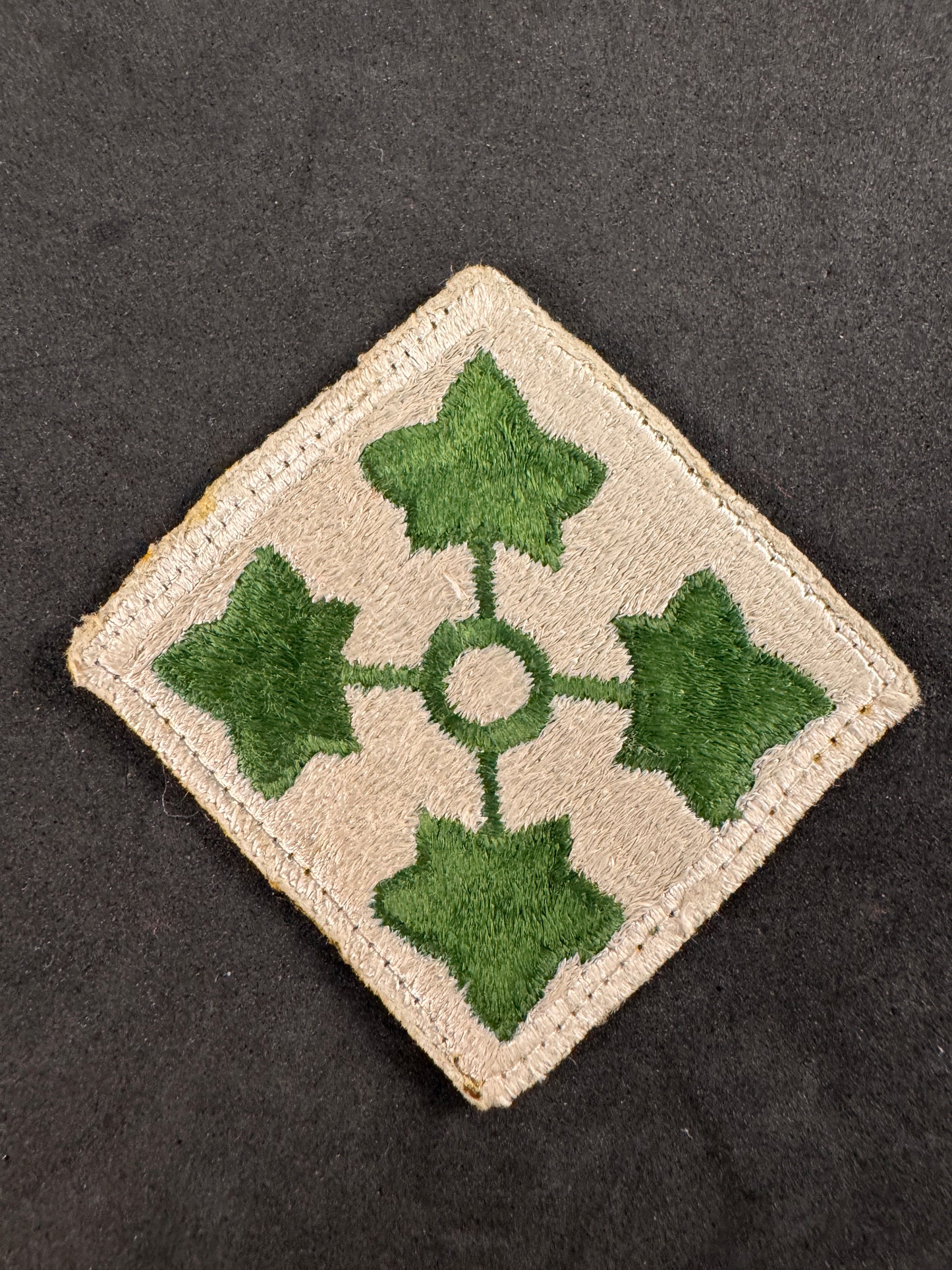 Image of WW2 US Army 4th Infantry Division Formation Sign