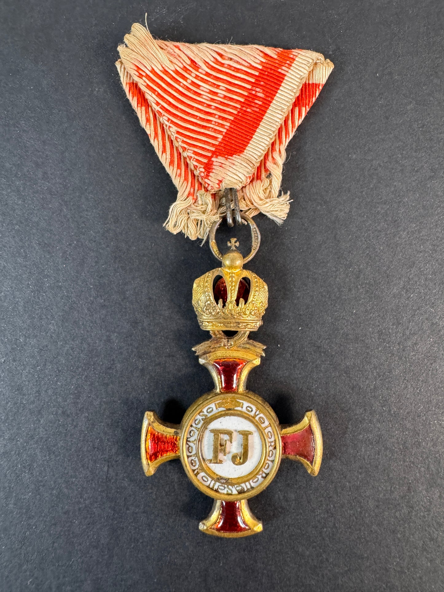 Image of Austrian Hungarian Empire Merit Cross 1st Class Medal - Bachruch Budapest