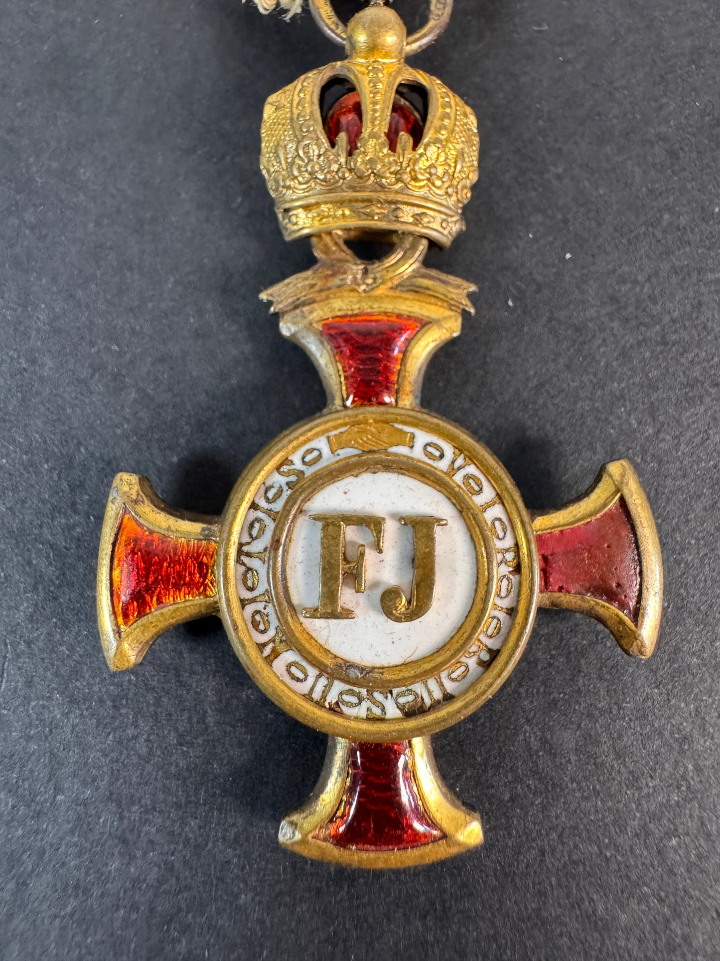 Image of product: austrian hungarian empire merit cross 1st class medal bachruch budapest