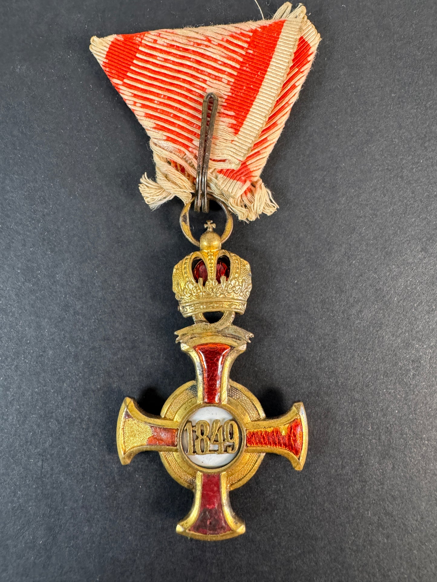 Image of product: austrian hungarian empire merit cross 1st class medal bachruch budapest