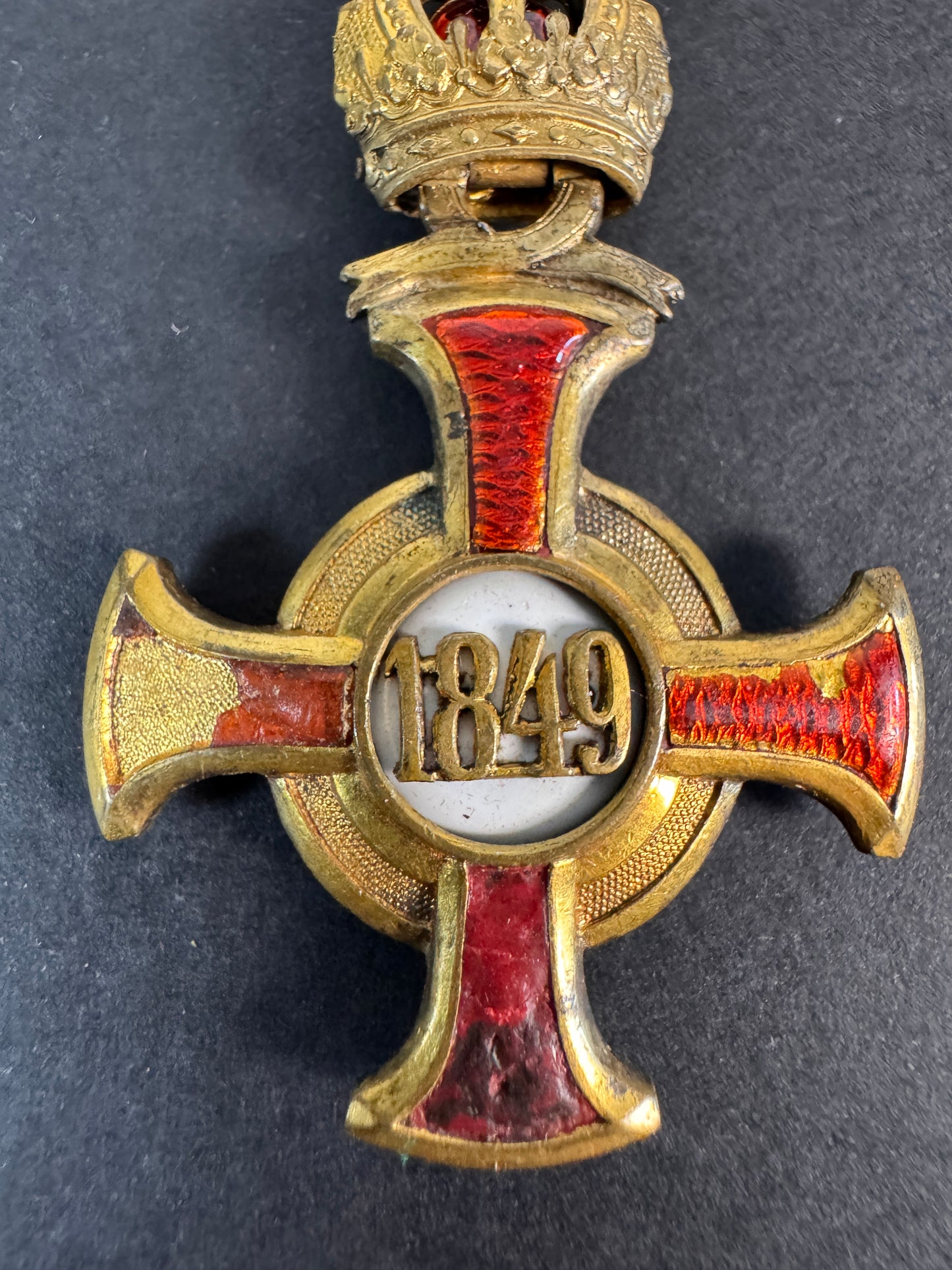 Image of product: austrian hungarian empire merit cross 1st class medal bachruch budapest