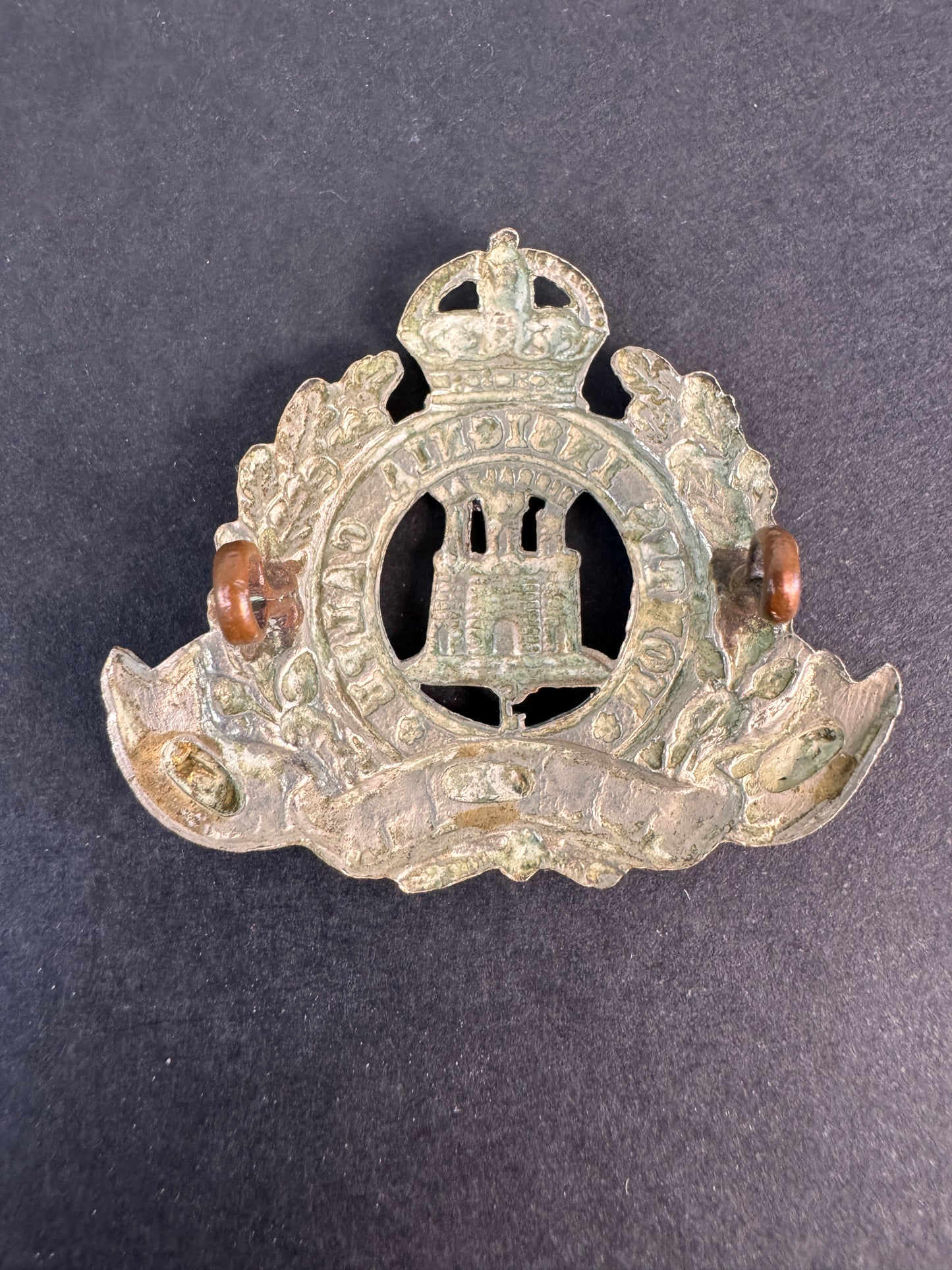 Image of product: edwardian british army suffolk regiment cap badge