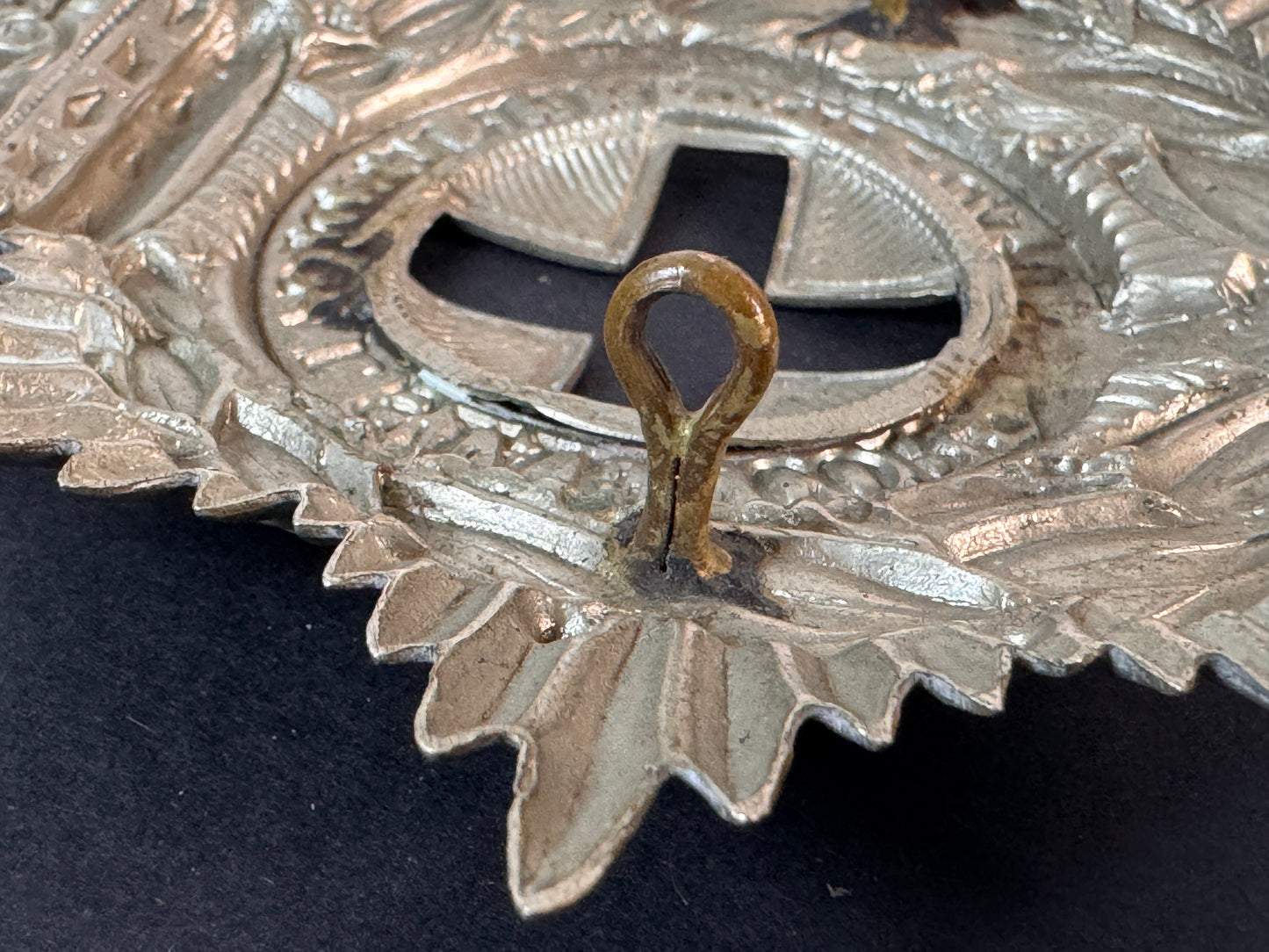 Image of product: volunteer medical staff corps helmet plate victorian british army