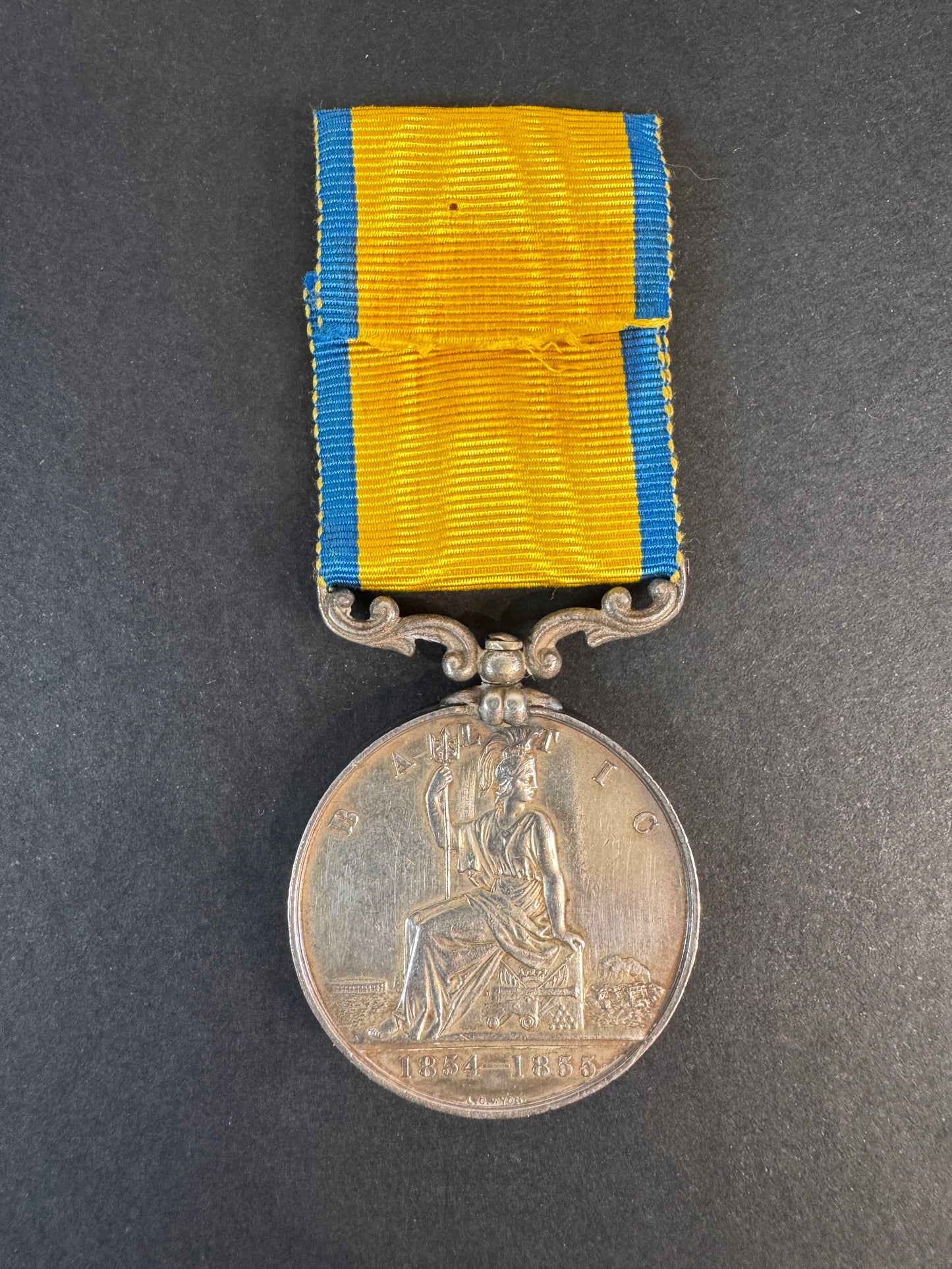Image of product: baltic campaign medal 1854 1855 victorian british