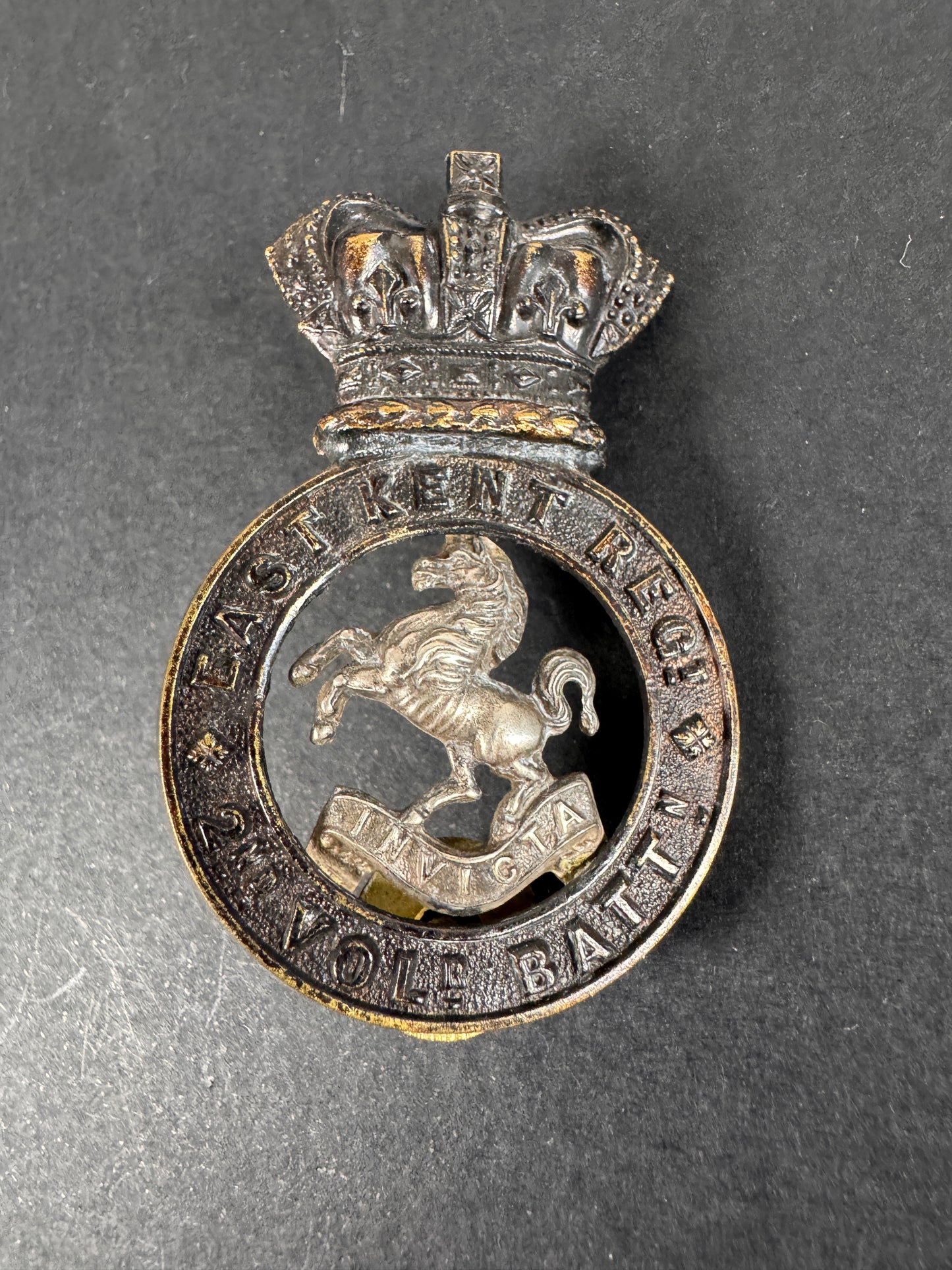 Image of 2nd Volunteer Battalion East Kent Regiment Pouch Badge