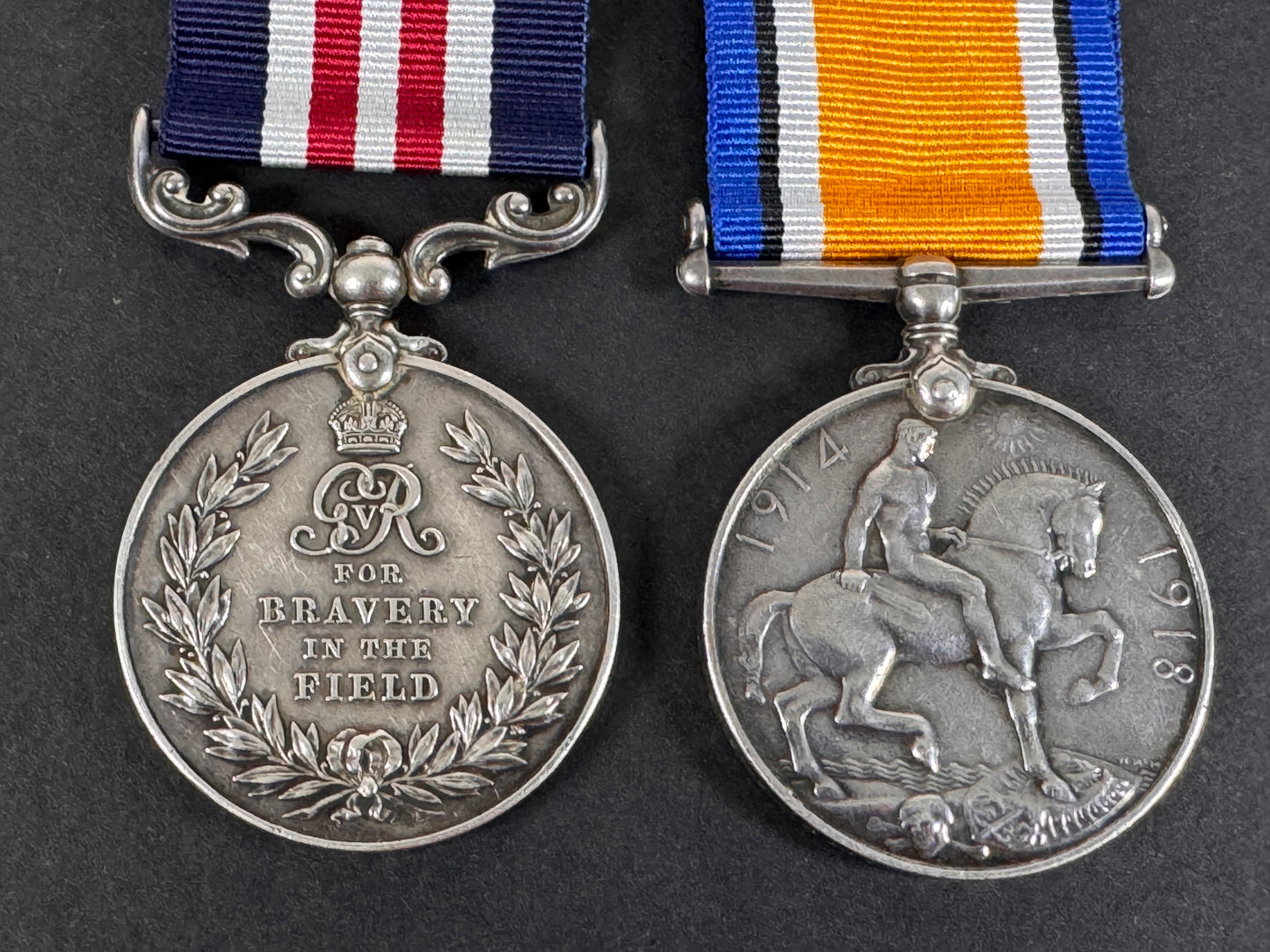Image of product: ww1 british army military medal pair