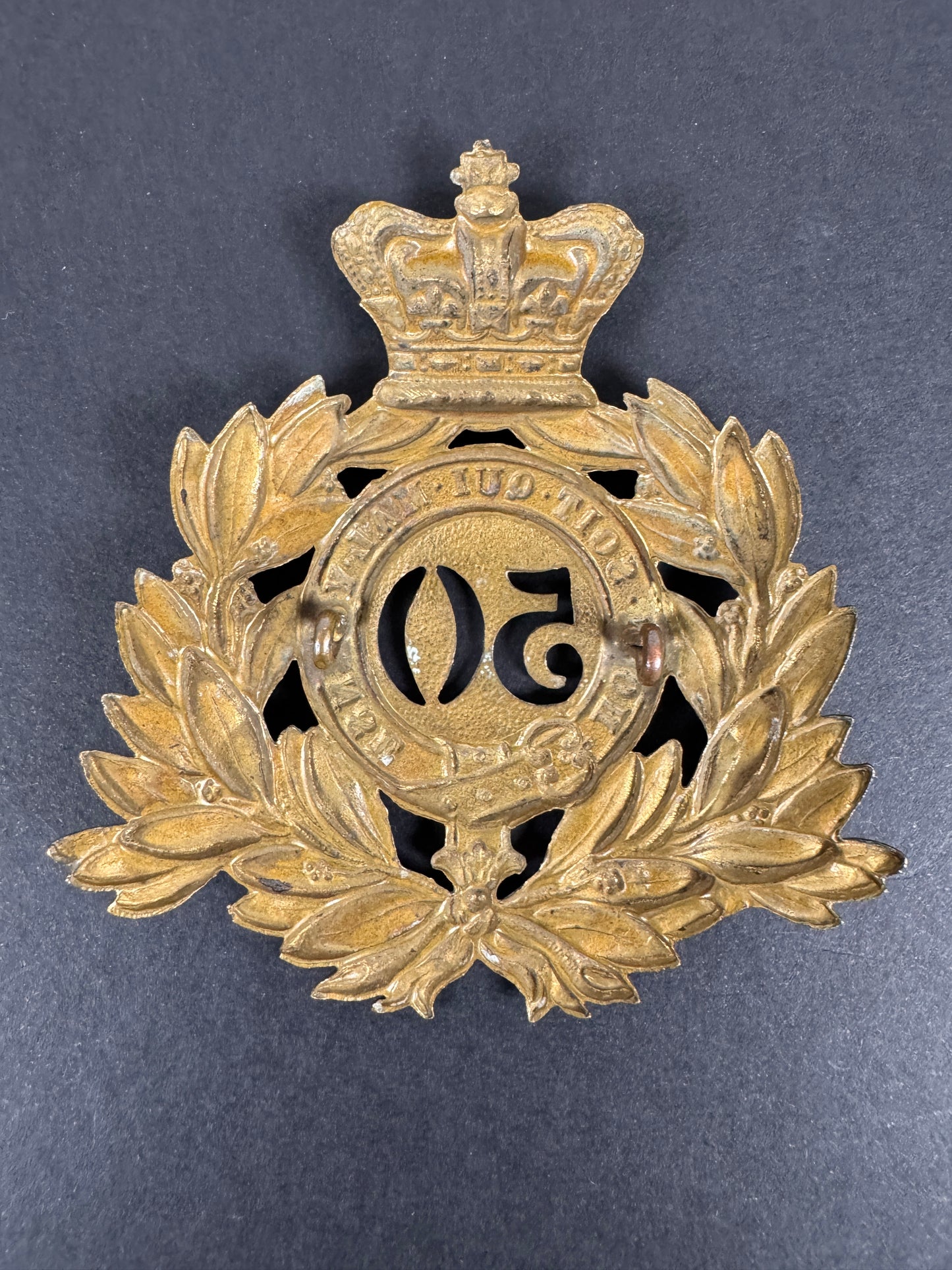 Image of product: 50th regiment of foot royal west kent shako helmet badge