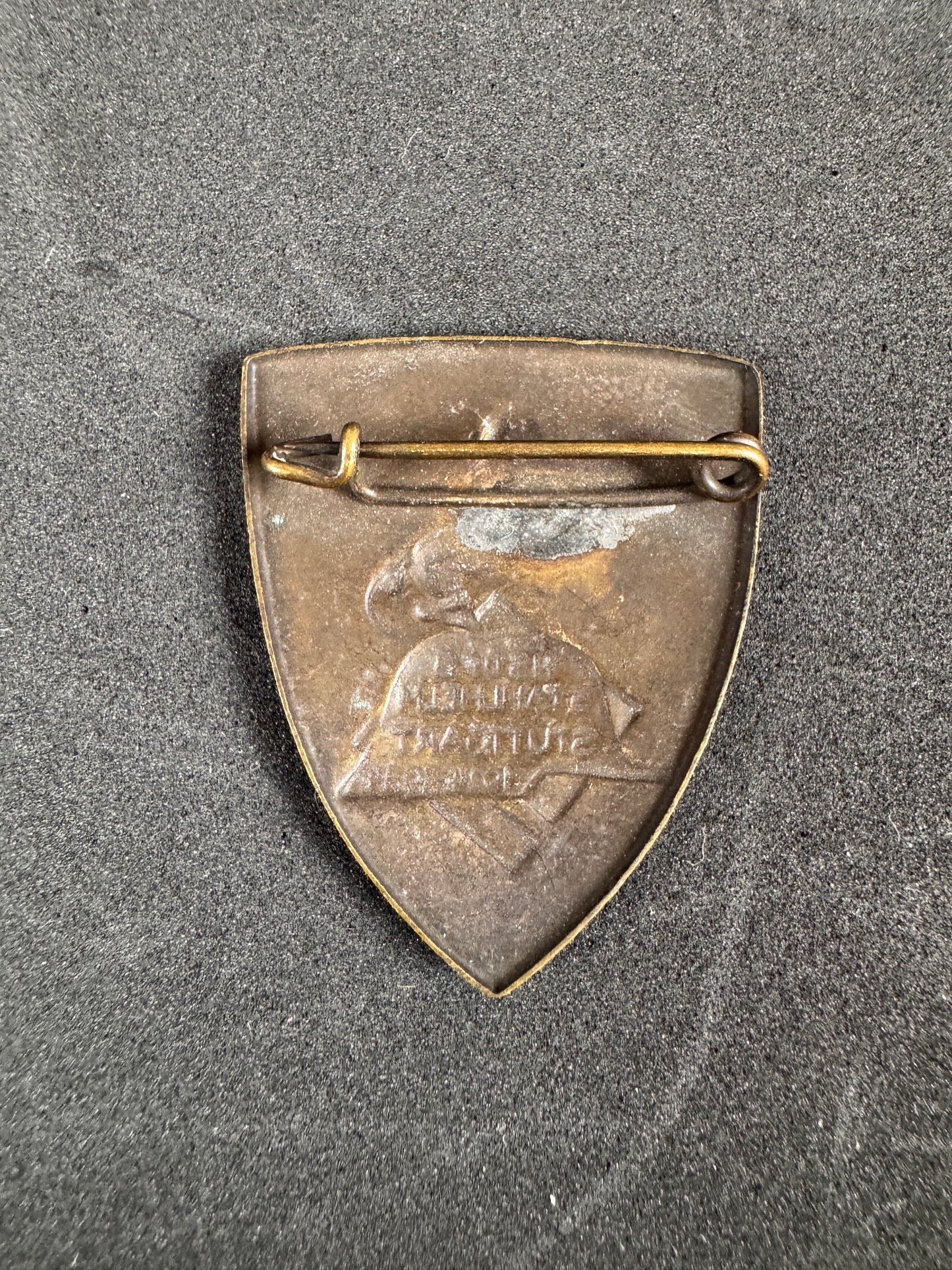 Photo 3 of Third Reich German NSDFB Stahlhelm War Veteran's Tinnie 1934 - collectible militaria item