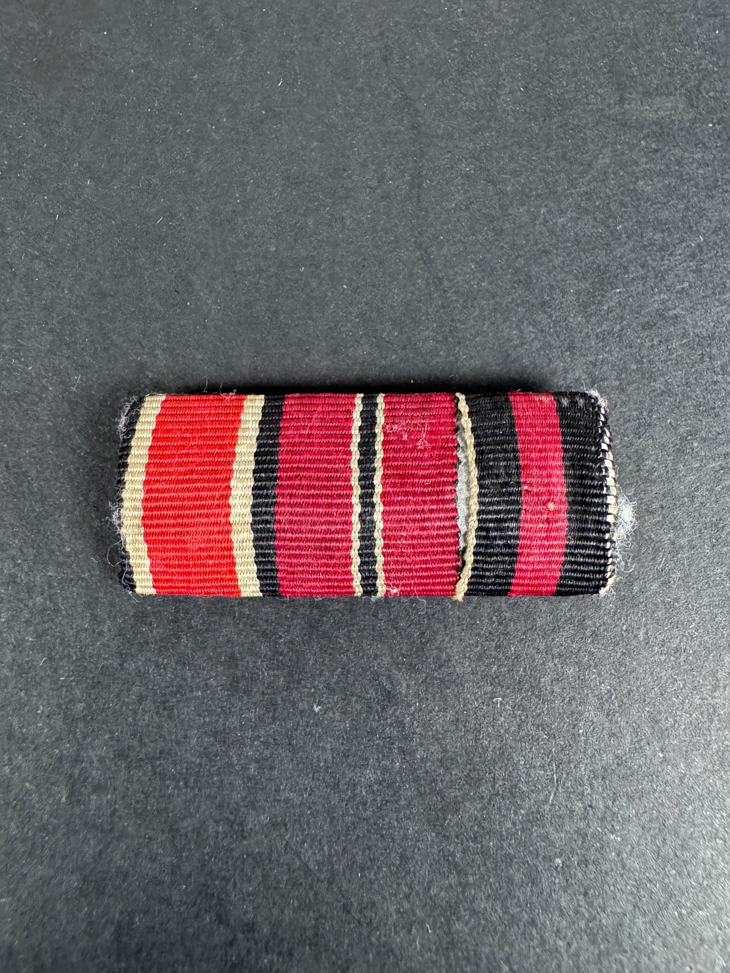 WW2 German Ribbon Bar (Ordensspange) Iron Cross Ostmedaille Sudetenland