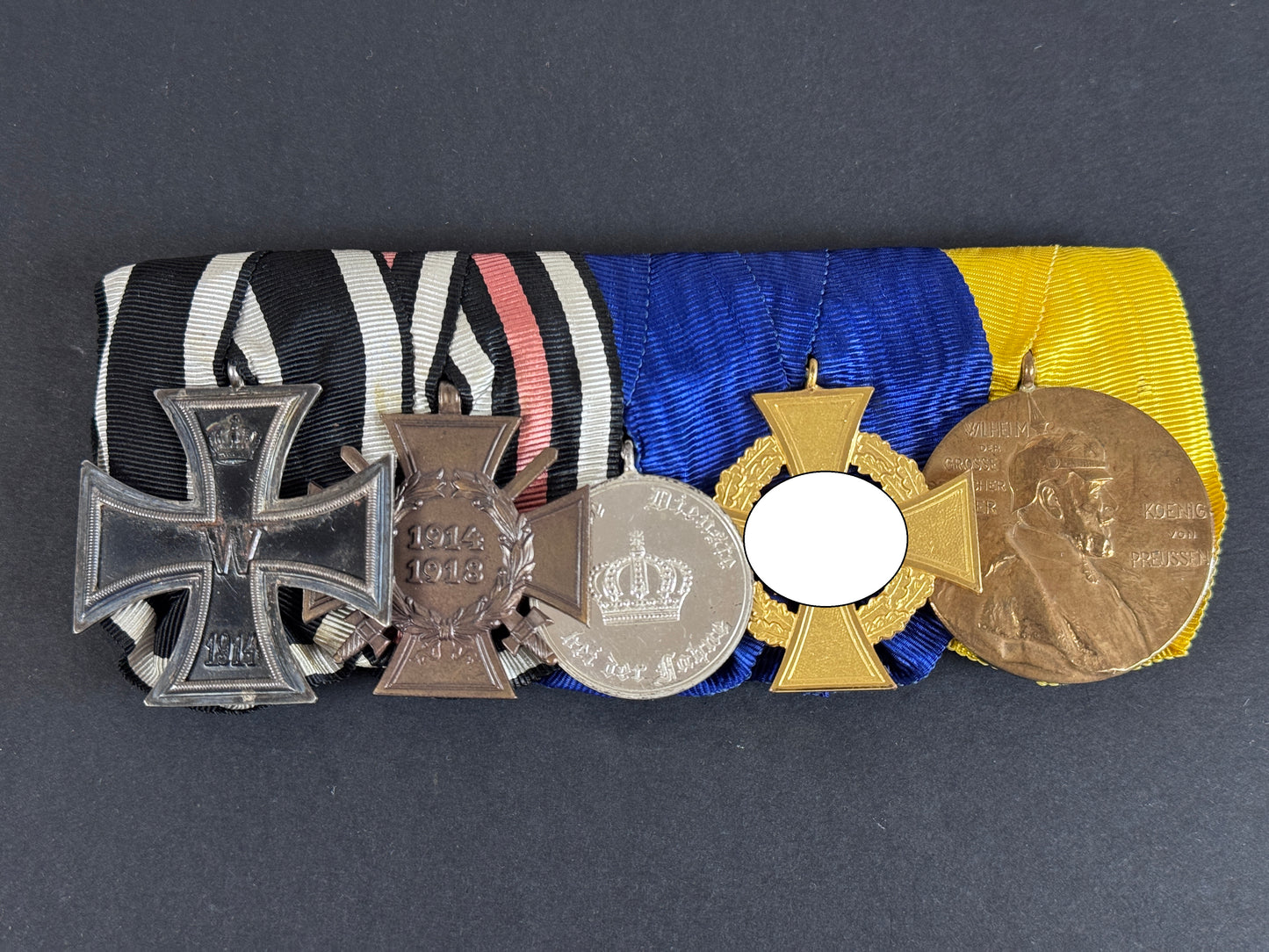 German Army WW1 Veteran Parade Mounted Long Service Medal Bar
