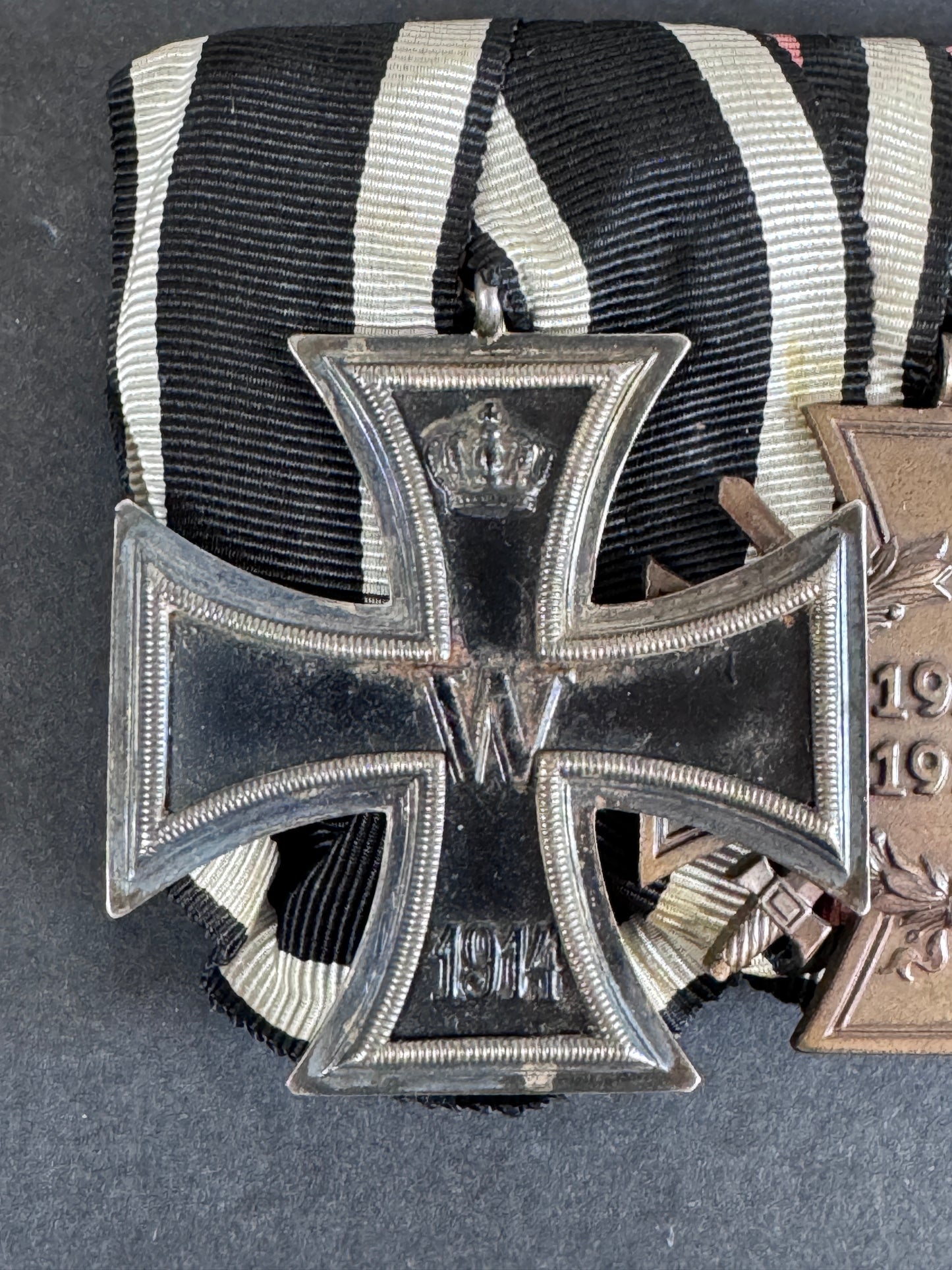 German Army WW1 Veteran Parade Mounted Long Service Medal Bar