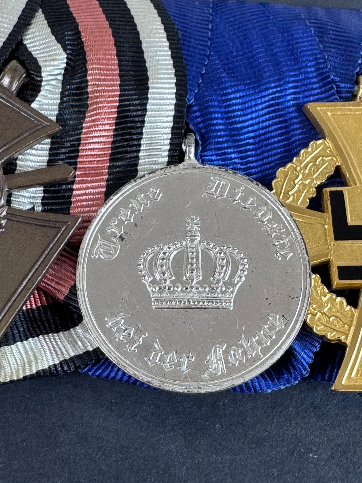 German Army WW1 Veteran Parade Mounted Long Service Medal Bar