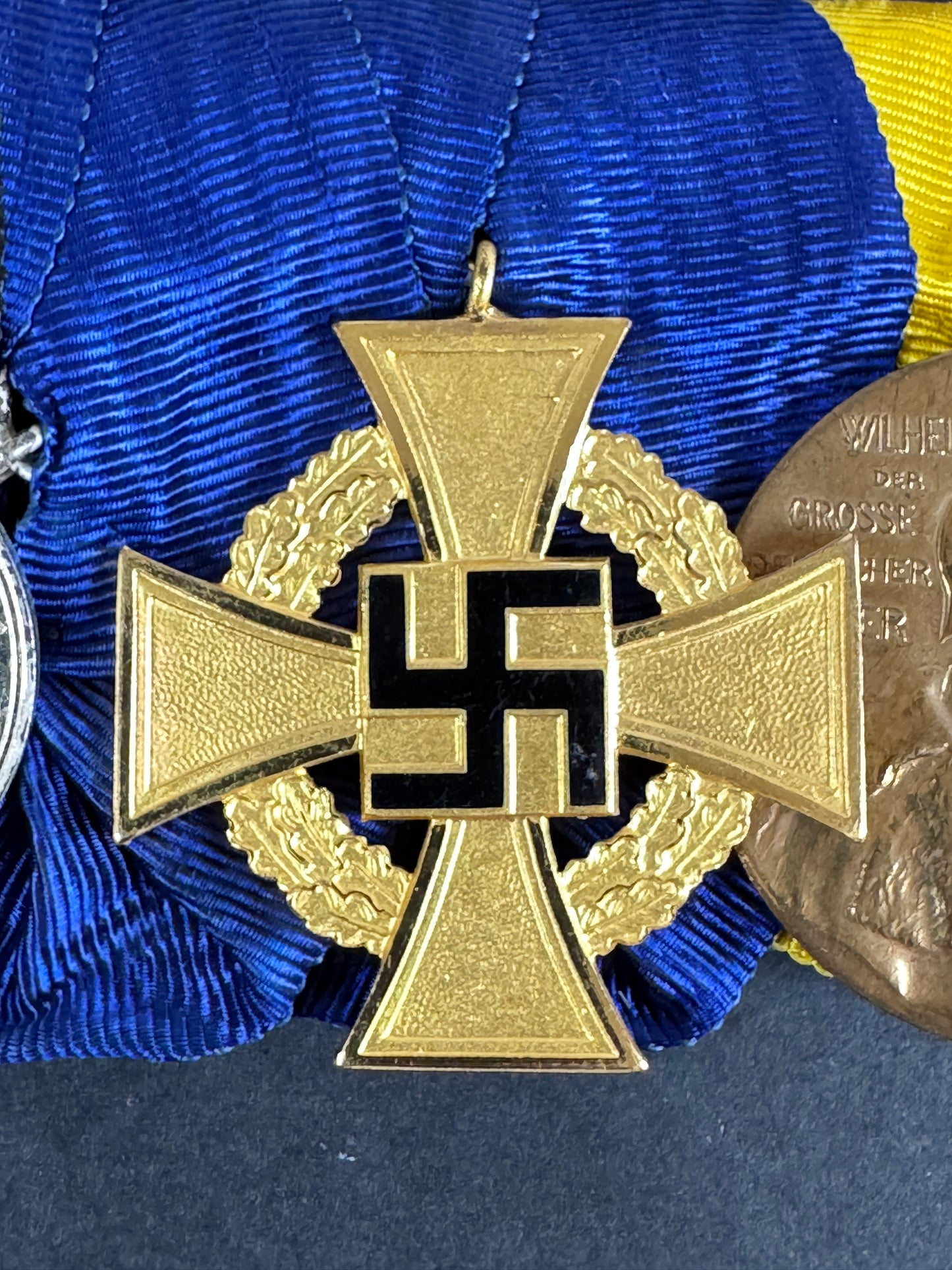 German Army WW1 Veteran Parade Mounted Long Service Medal Bar