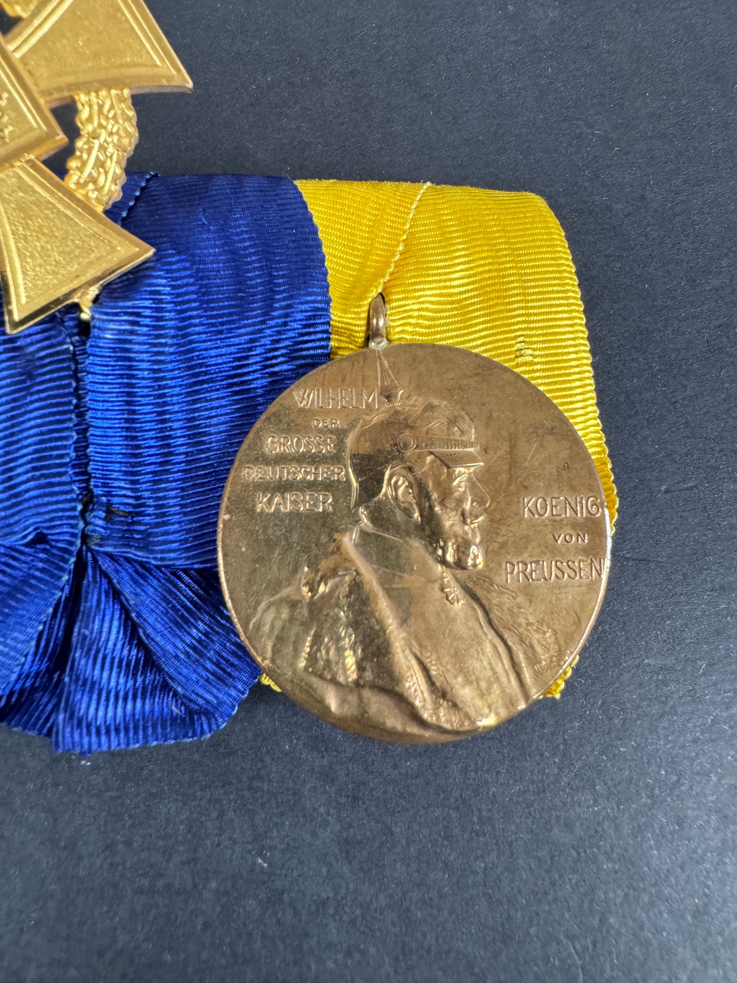 German Army WW1 Veteran Parade Mounted Long Service Medal Bar