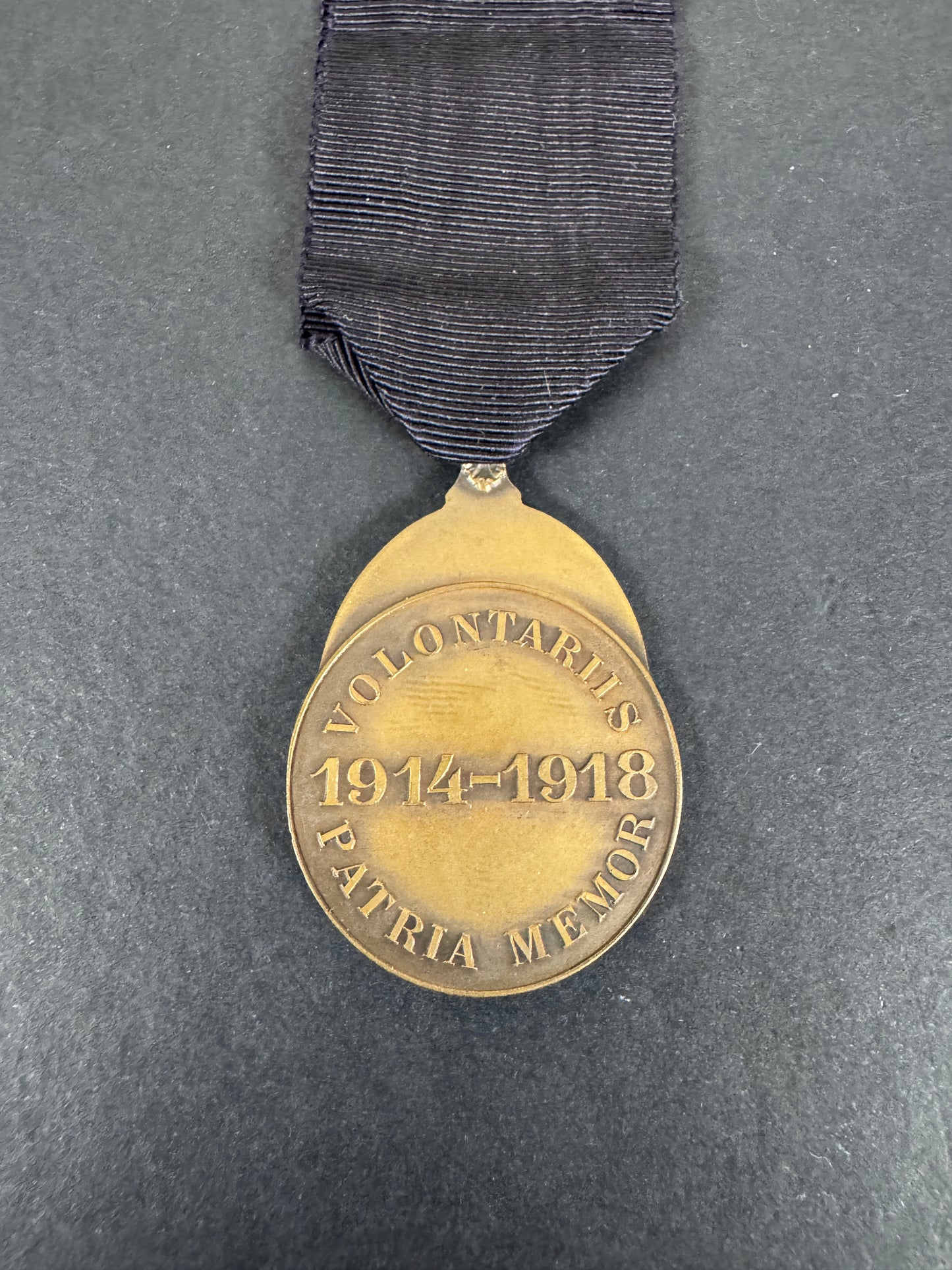 WW1 Belgian Army Great War Volunteer Medal 1914-1918