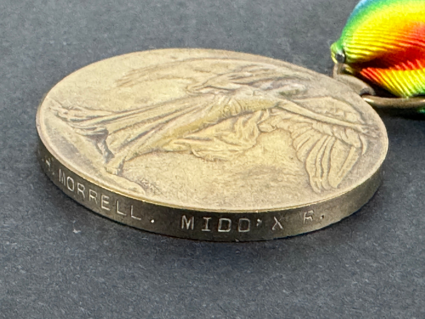 WW1 British Inter Allied Victory Medal - Middlesex Regiment