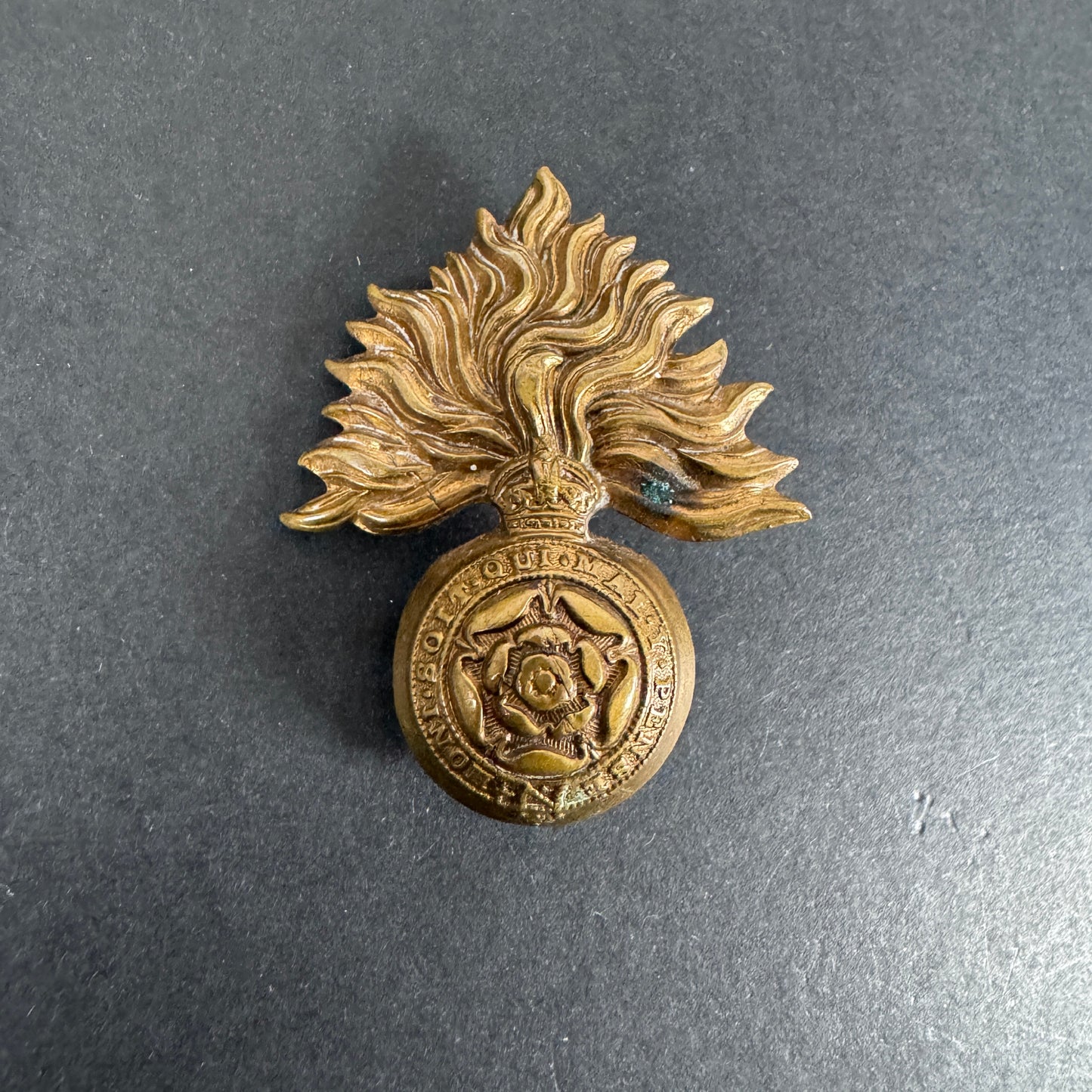 British Army Royal Fusiliers Cap Badge Edwardian Era