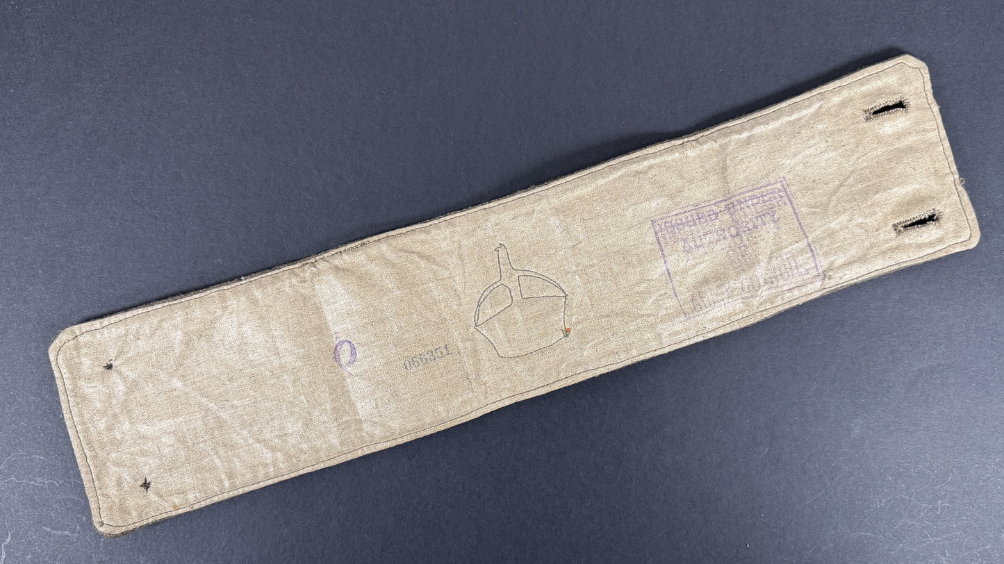 WW1 British Derby Scheme Conscription Armband