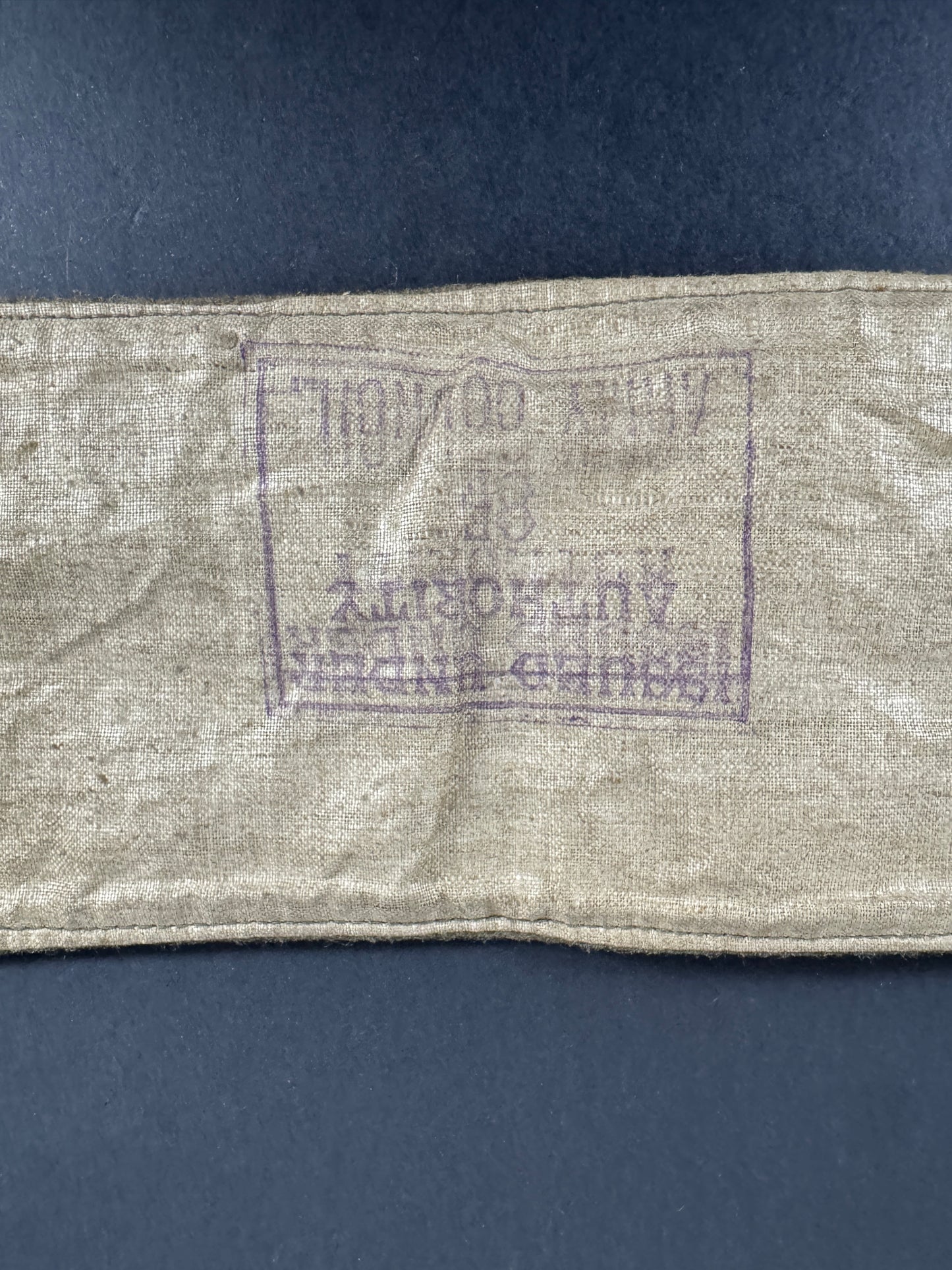 WW1 British Derby Scheme Conscription Armband