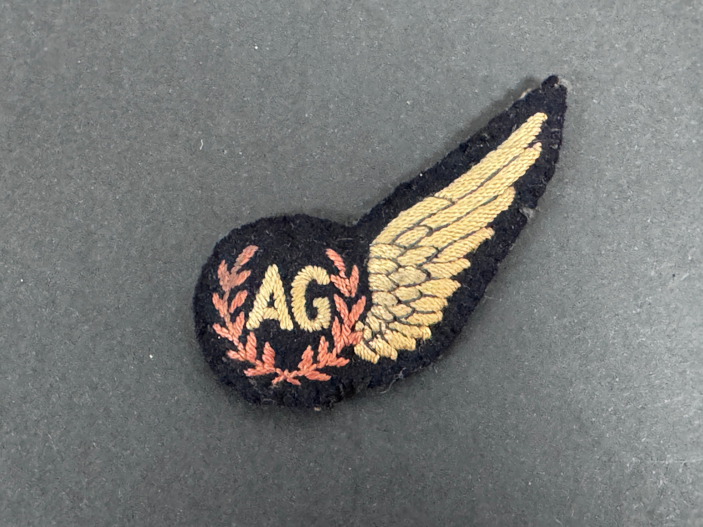 WW2 British Royal Air Force (RAF) Air Gunner Wing Brevet Badge