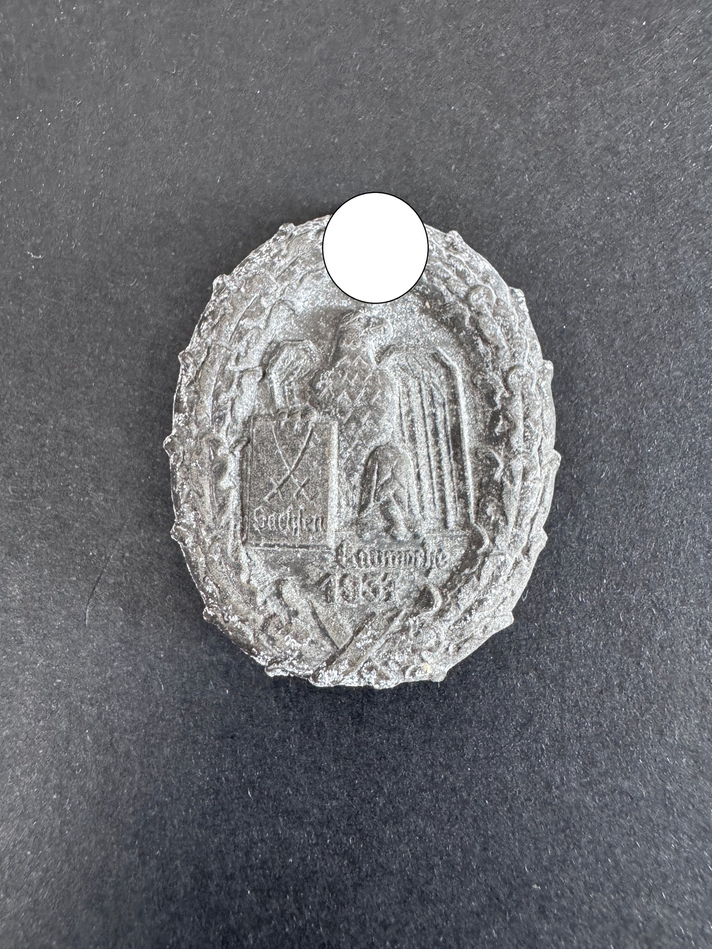 Third Reich Sachsen Gauwoche 1937 Tinnie Badge
