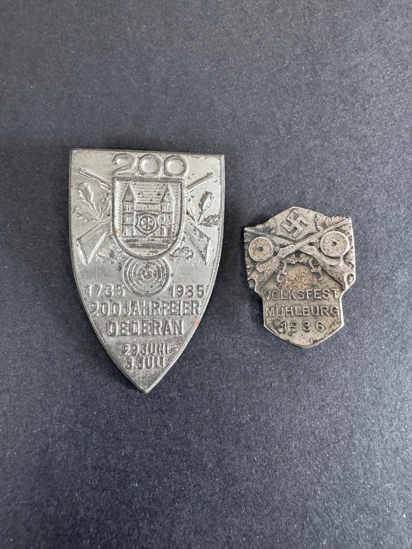 Germany Third Reich Era Shooting Event Tinnie Day Badges