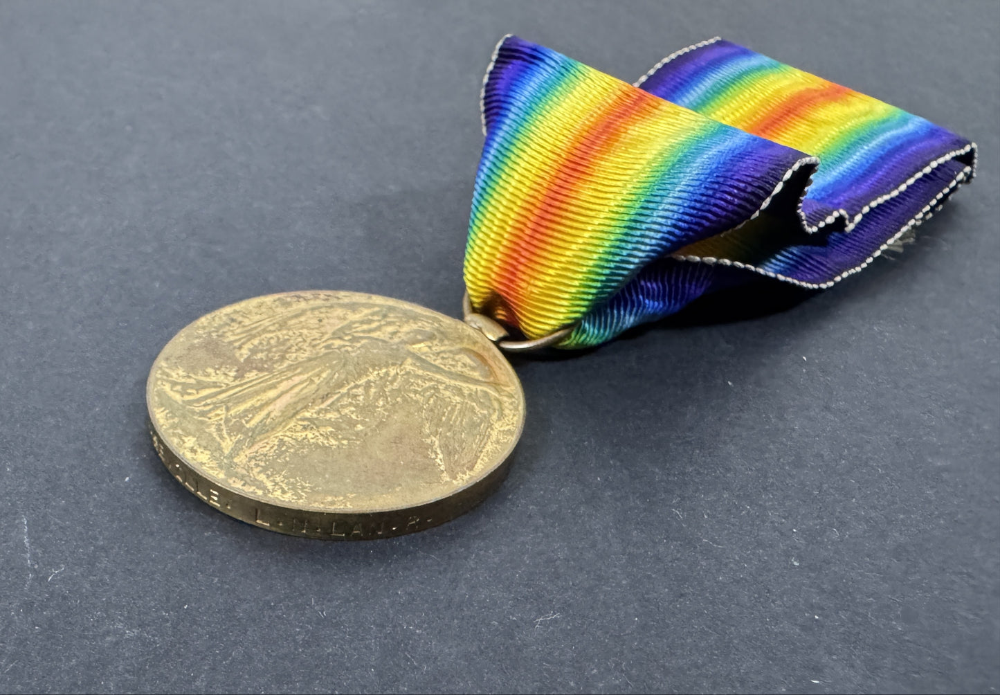 Medaglia della vittoria interalleata britannica della prima guerra mondiale - Reggimento fedele del North Lancashire