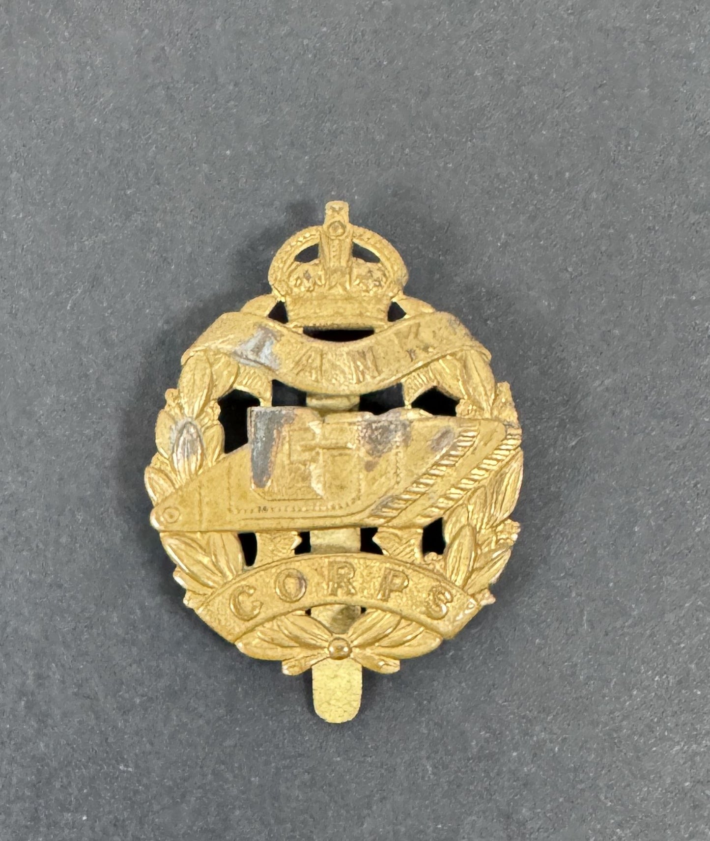 WW1 British Army Tank Corps Other Ranks Cap Badge
