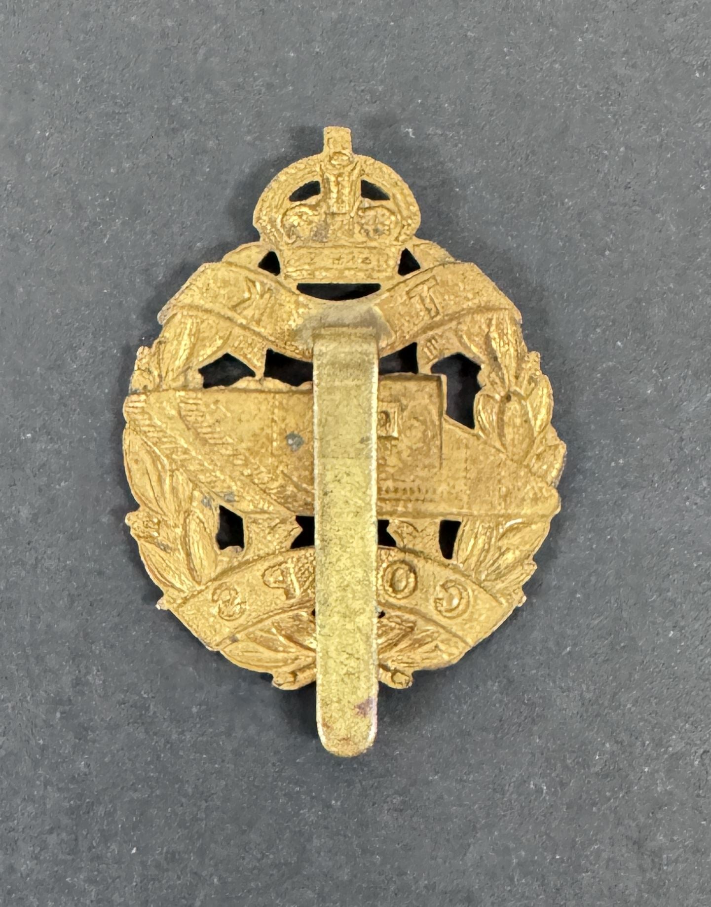 WW1 British Army Tank Corps Other Ranks Cap Badge