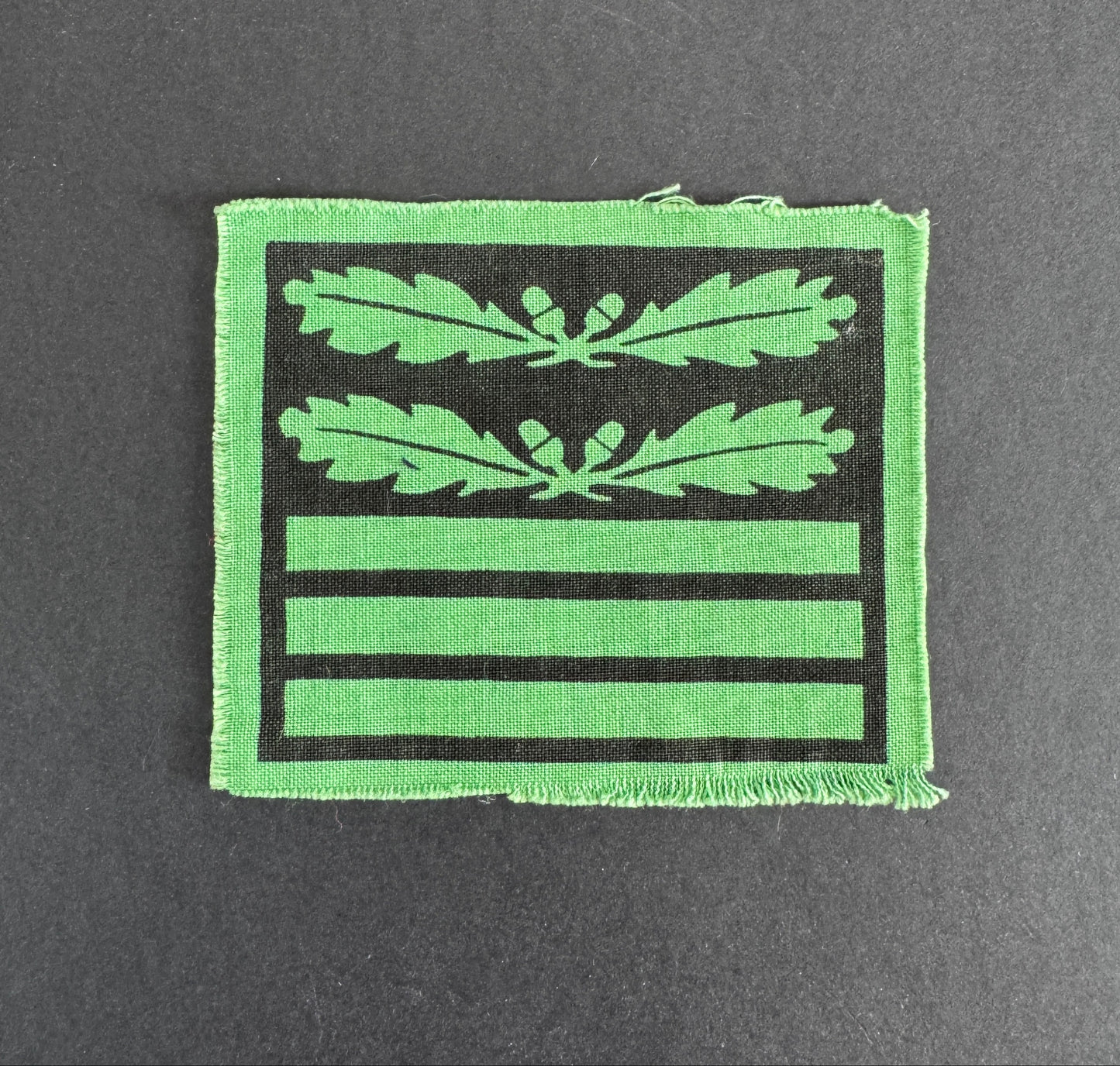 WW2 German Waffen SS Standartenführer Officer's Camouflage Rank Badge