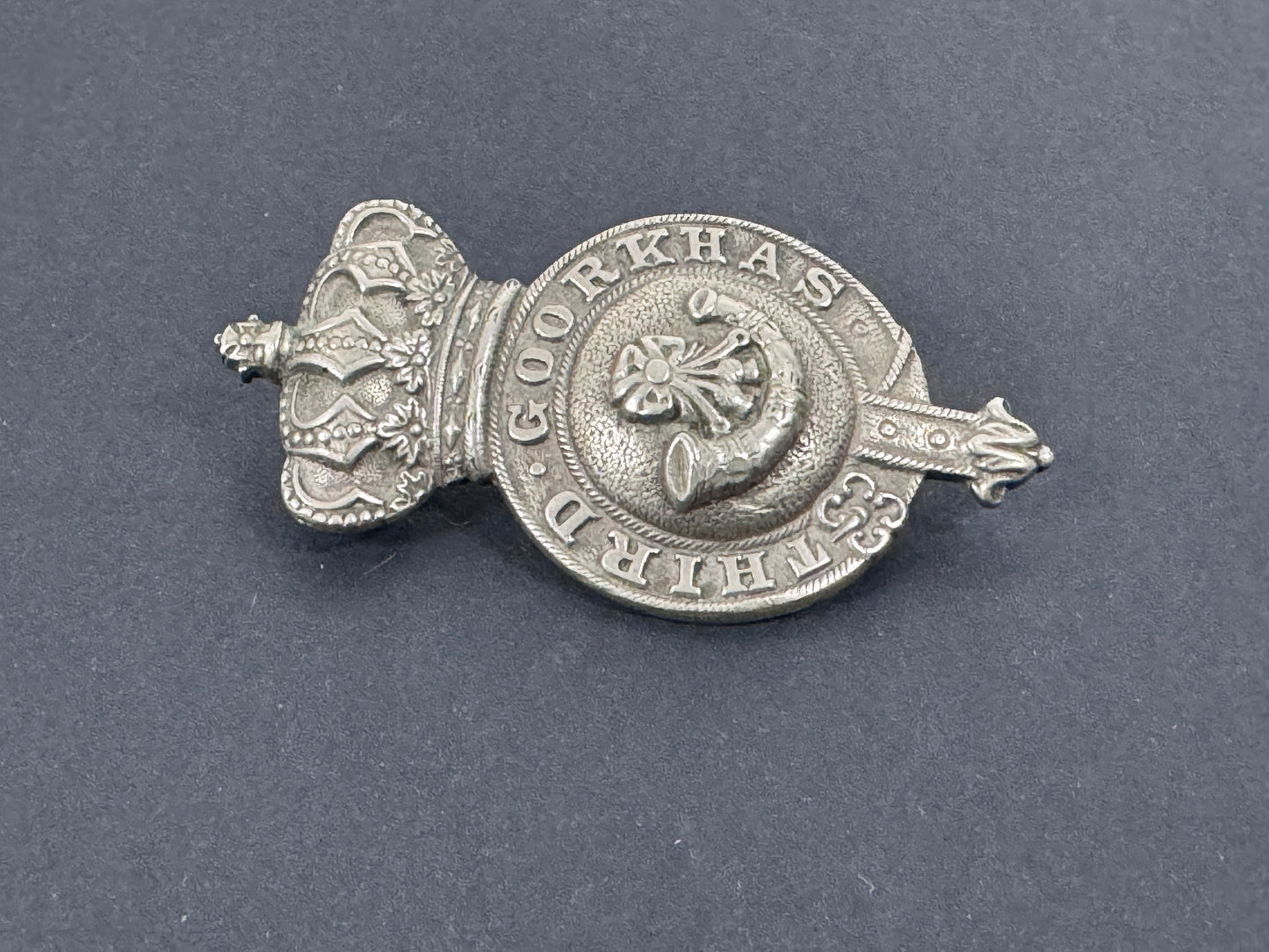 British India Army Third Goorkha Mounted Officer's Martingale Badge