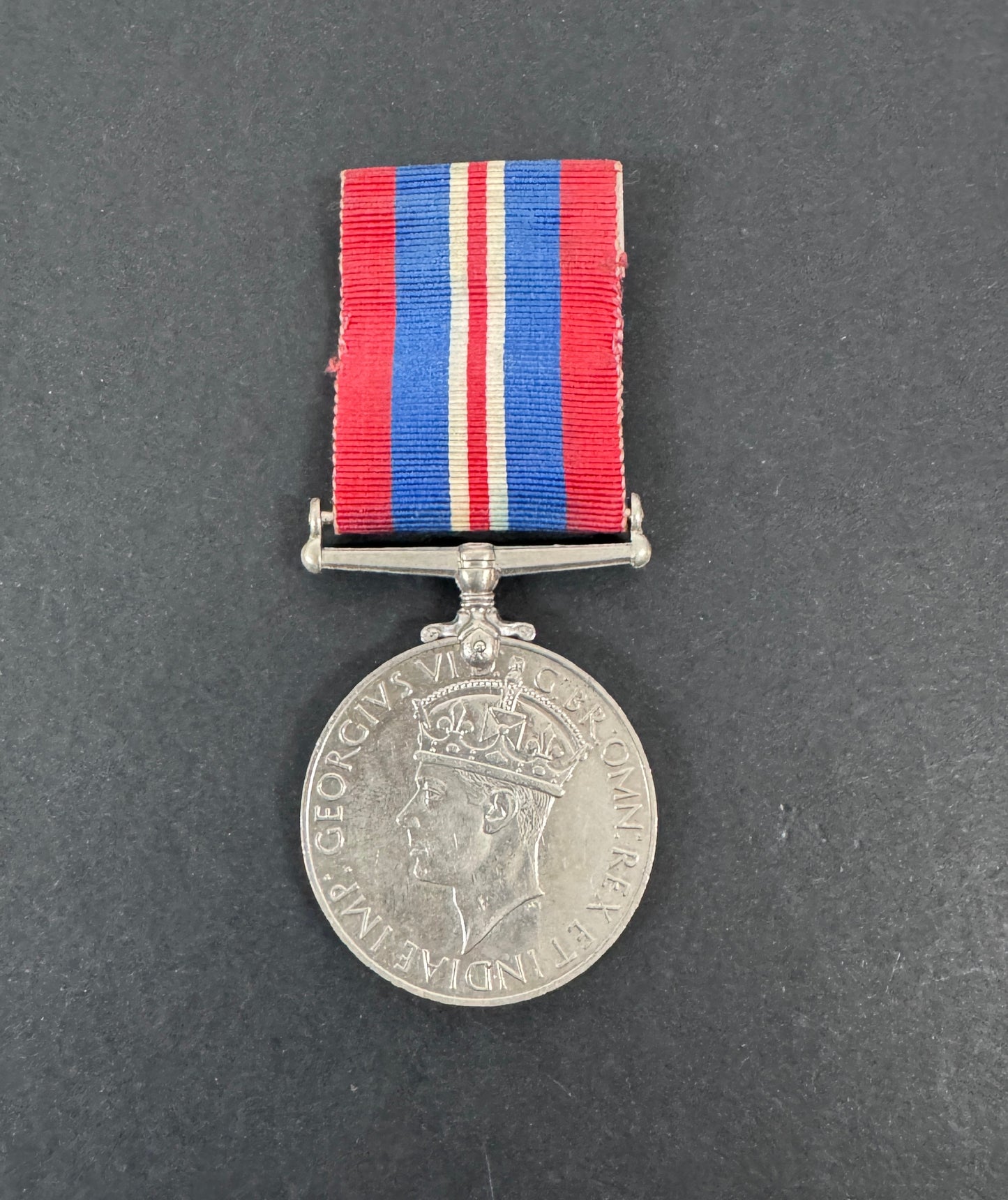 WW2 British The 1939 - 1945 War Medal (Mounted)