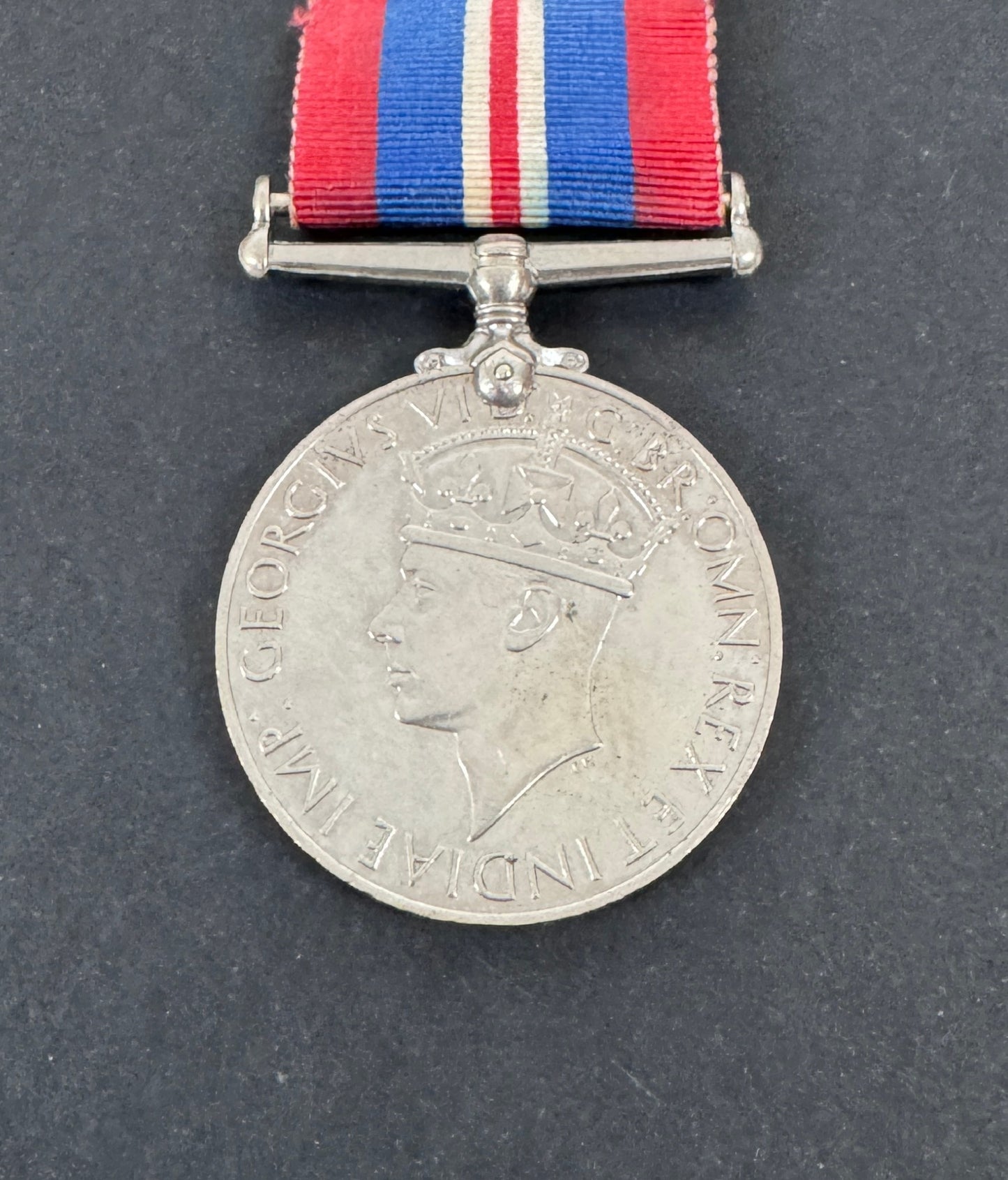 WW2 British The 1939 - 1945 War Medal (Mounted)