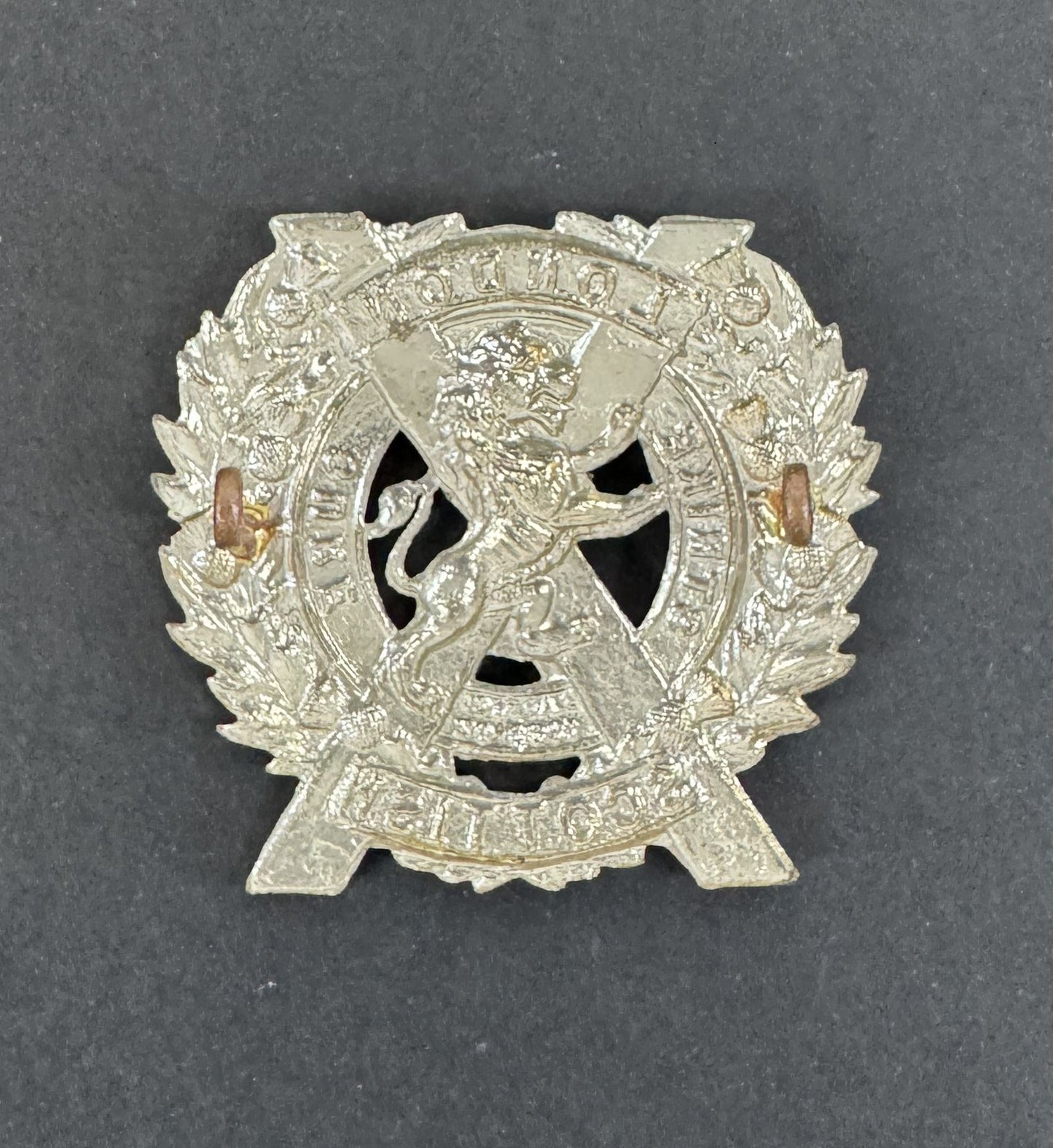 WW2 British Army London Scottish (14th London Regiment) Glengarry Cap Badge
