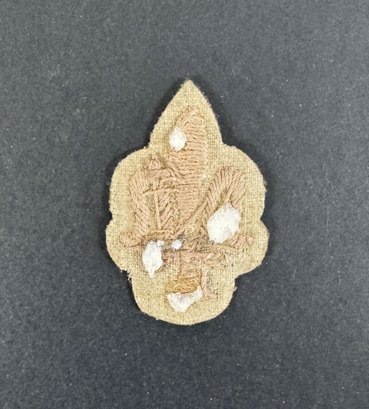 WW1 British Army Scout Fleur de Lys Cloth Proficiency Badge