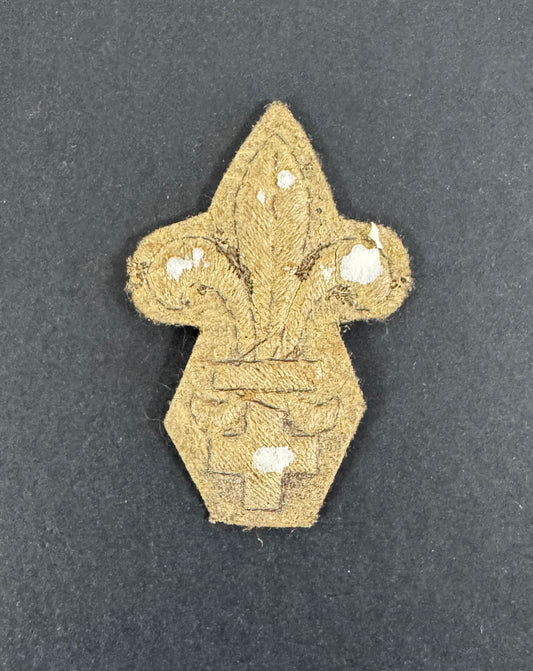 WW1 British Army Scout Sergeant Fleur de Lys Cloth Proficiency Badge