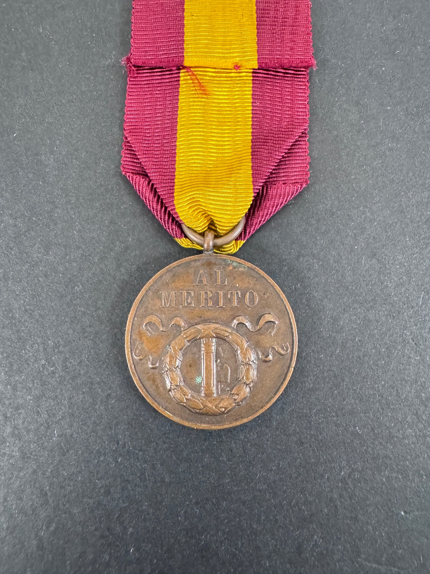 Italy Roma Merit Medal - Al Merito Scoula Del Governatorato SPQR Anno V