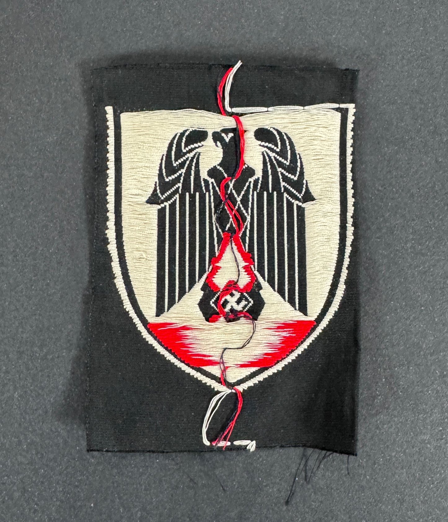 Third Reich, Hitler Youth Flag Bearer Woven Arm Badge