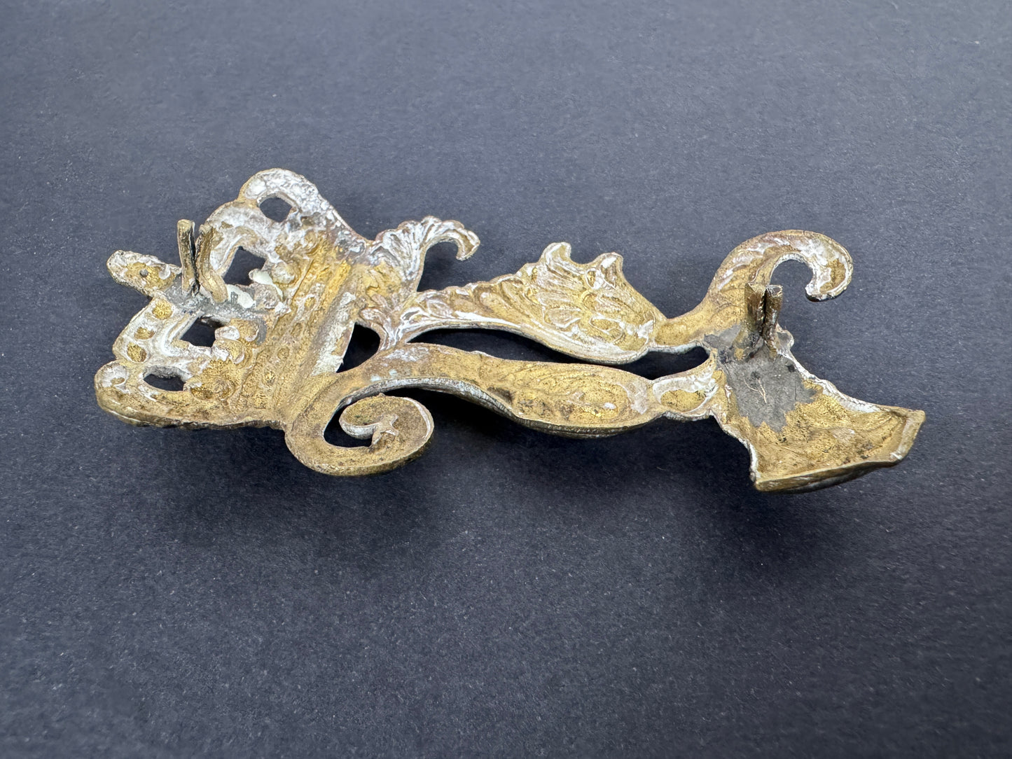 German Bavarian M1861 Raupenhelm Helmet Plate Badge King Ludwig – An 19th century Bavarian helmet plate. Insignia for the...