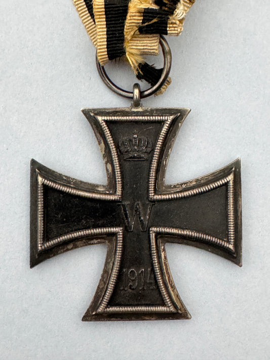 WW1 German Prussian Non Combatants Iron Cross 2nd Class Medal KO