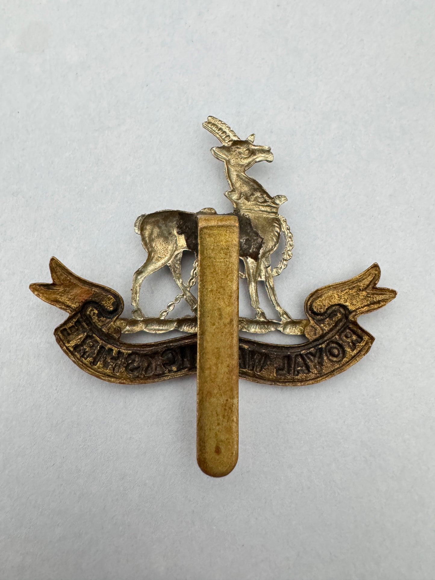 WW2 British Army Royal Warwickshire Regiment Cap Badge
