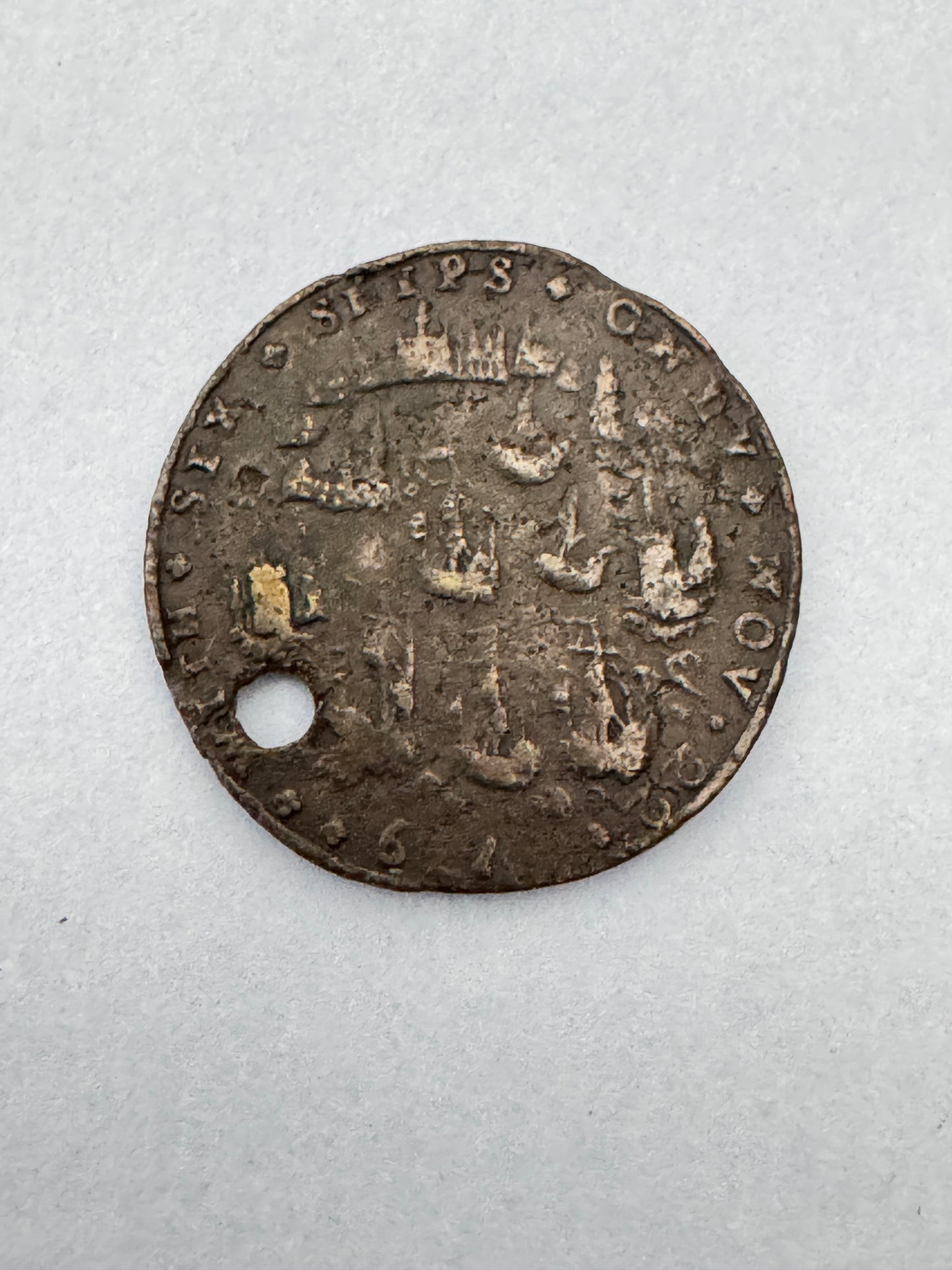 Antique Admiral Vernon Took Porto Bello Medal - Six Ships Only 1739