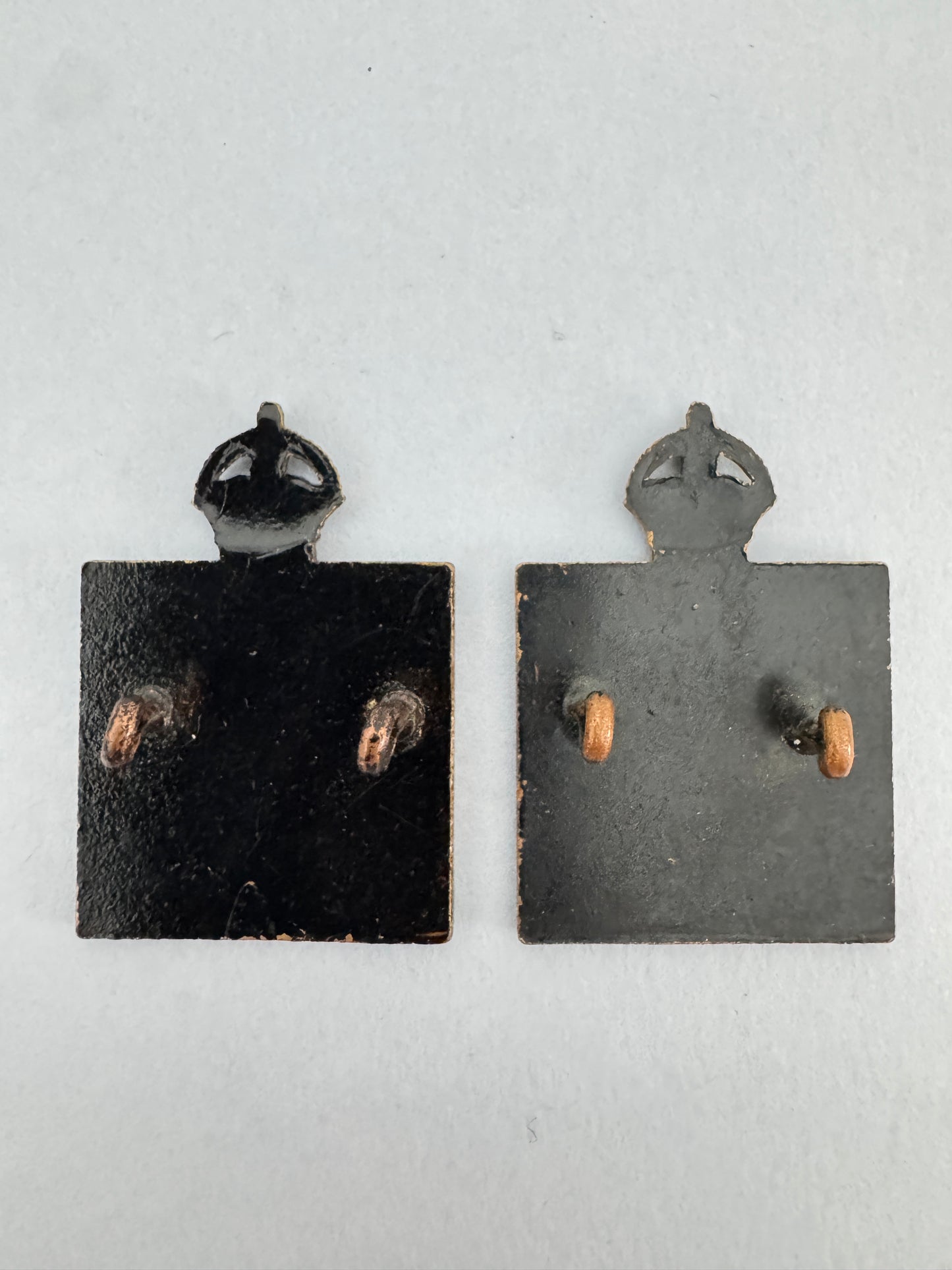 WW1 British Army Chaplain's Department Officer's Collar Badges (Pair)