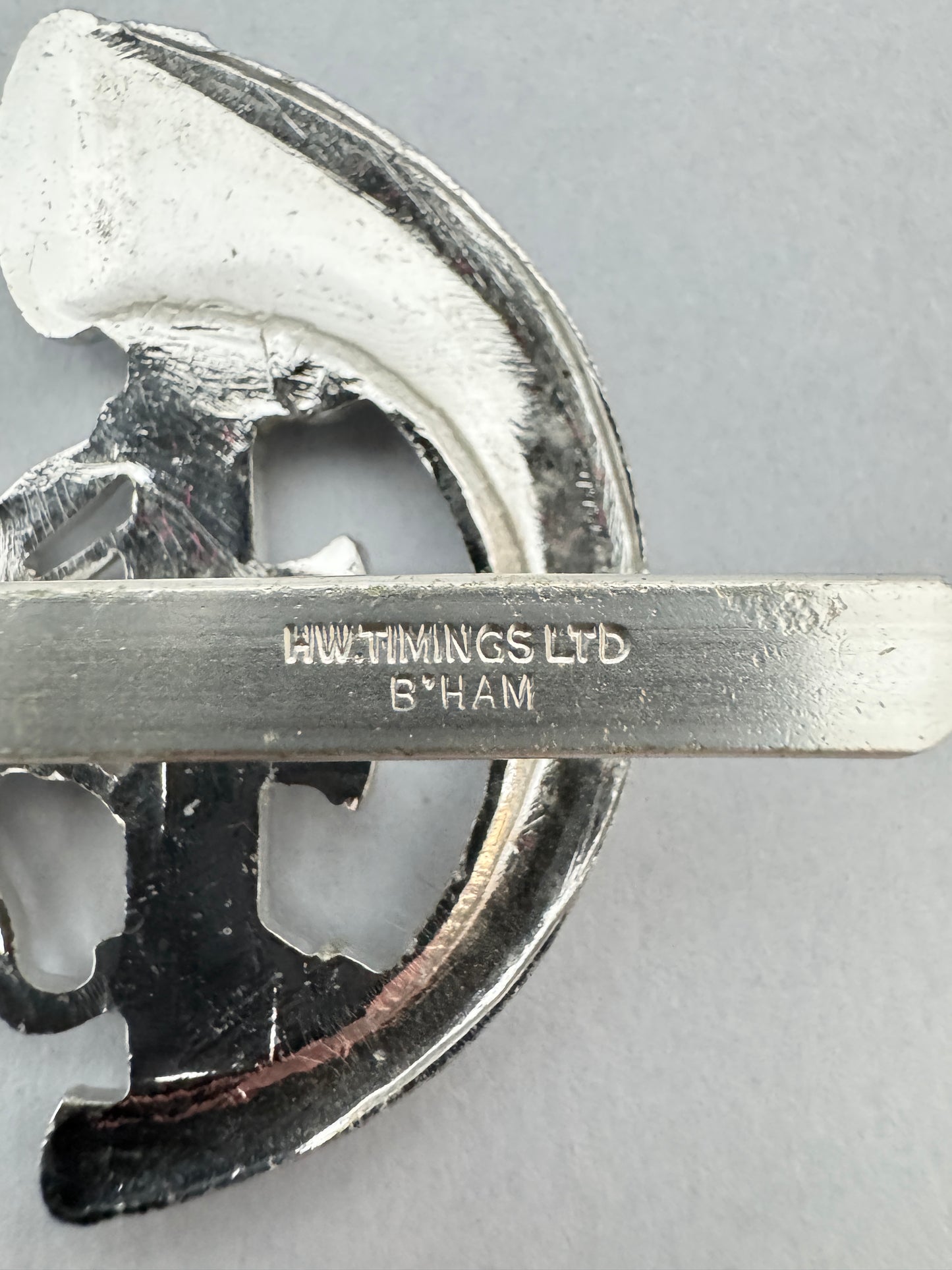 British Army Herefordshire Light Infantry Cap Badge & Collar Badges