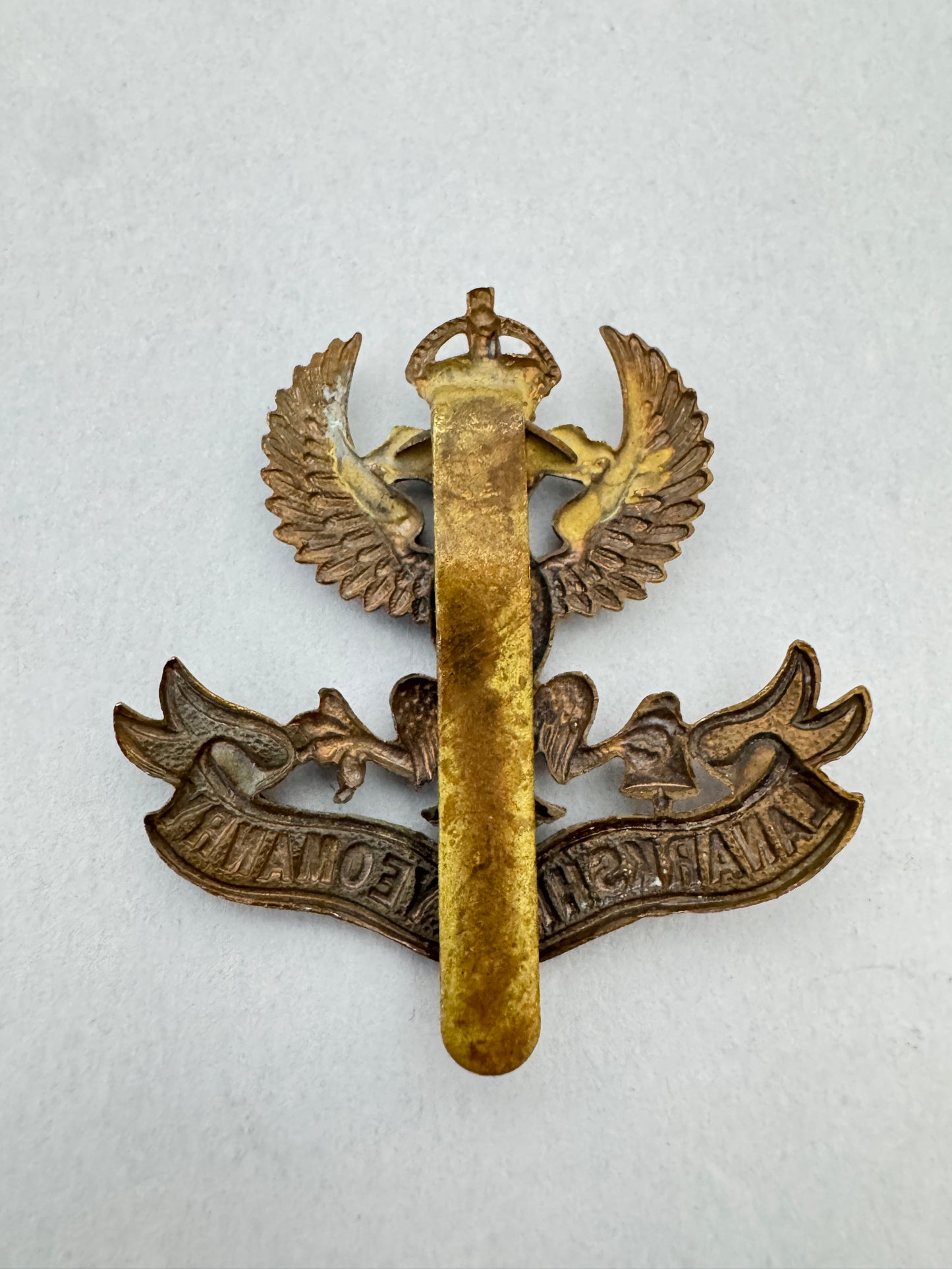 WW1 British Army Lanarkshire Yeomanry Cap Badge
