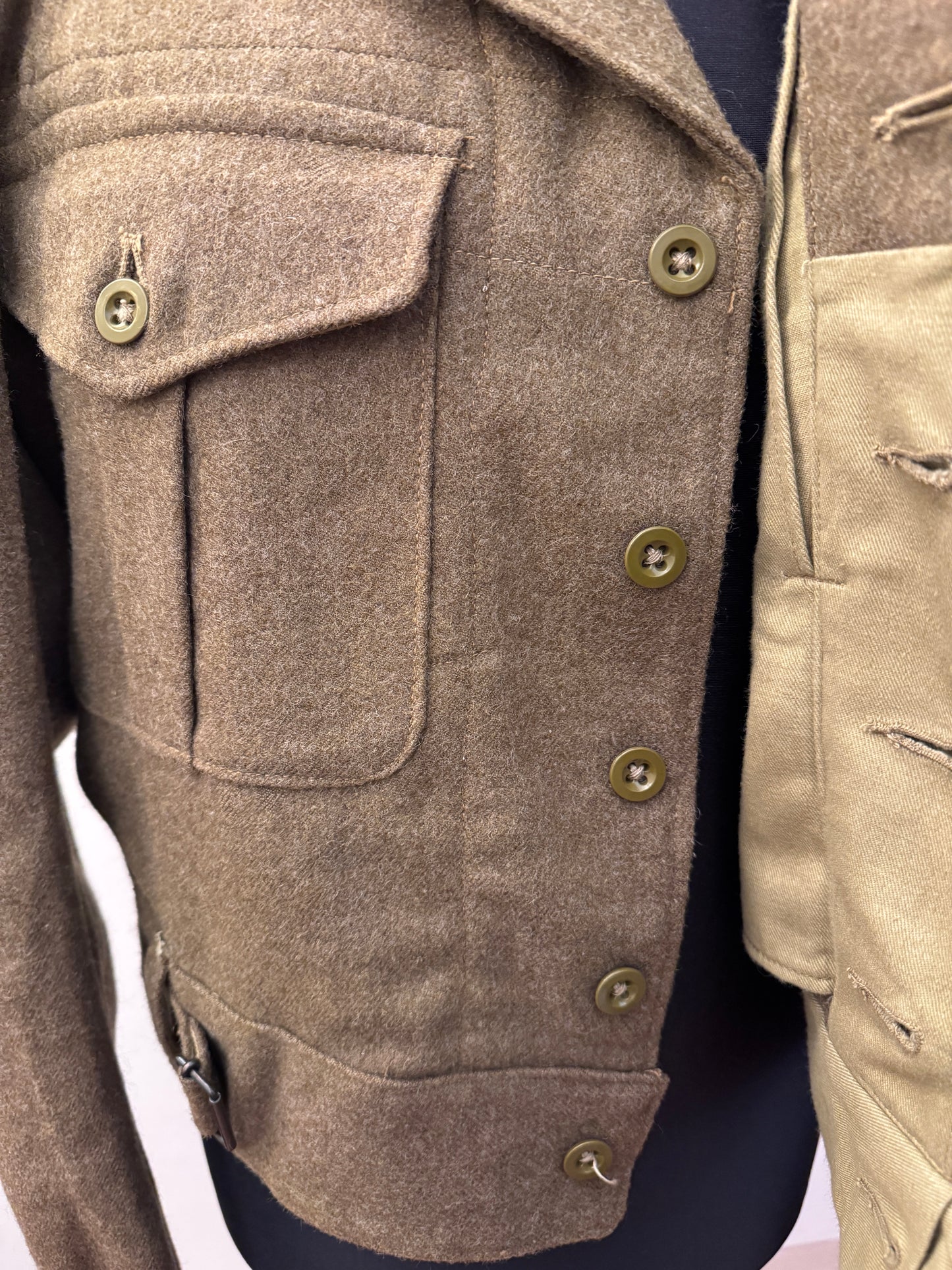 British Army Battledress Uniform Blouse Tunic Size 18 Large