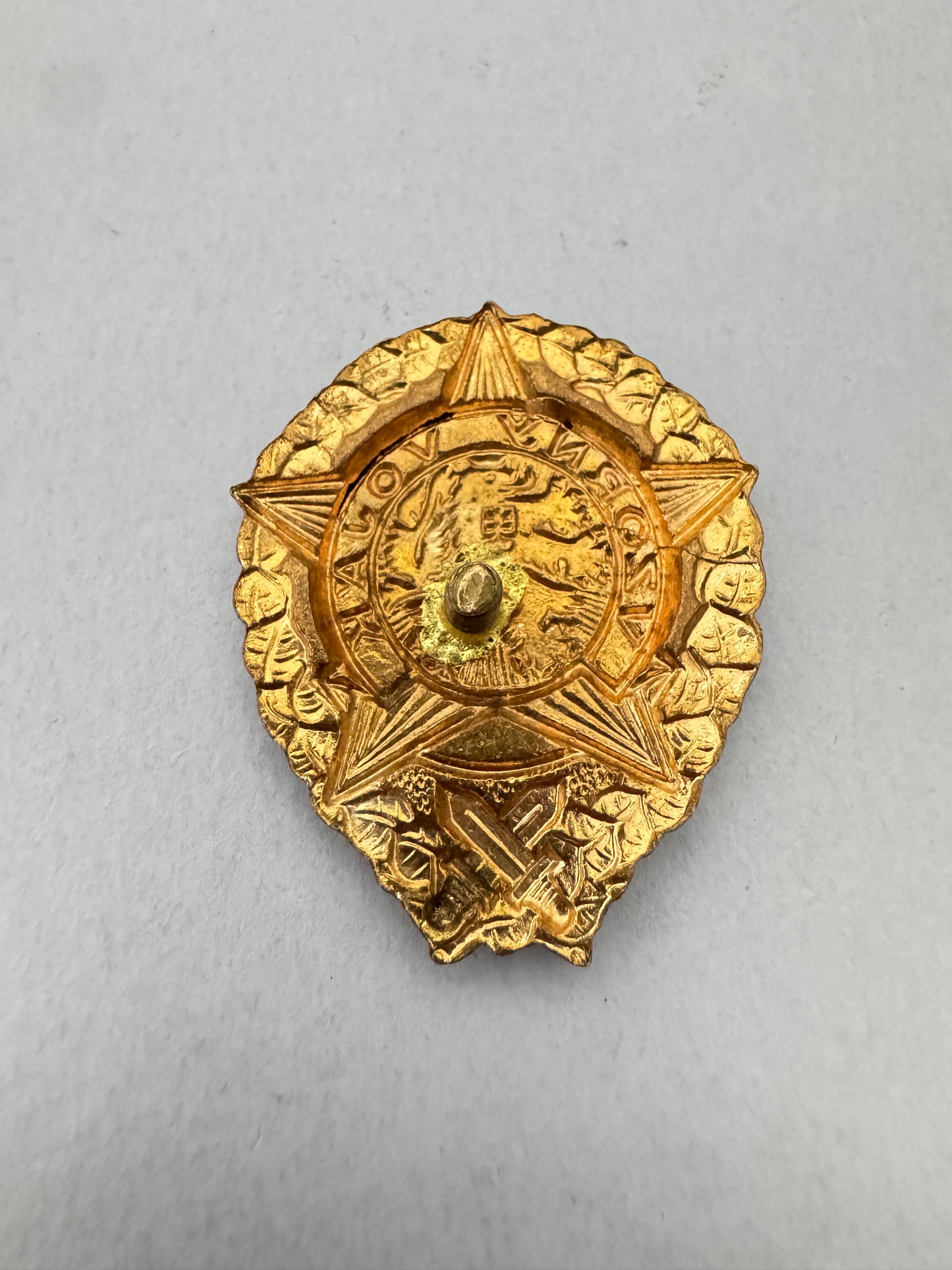 Czechoslovak CSR Armed Forces Exemplary Soldier Breast Badge Vzorny Vojak