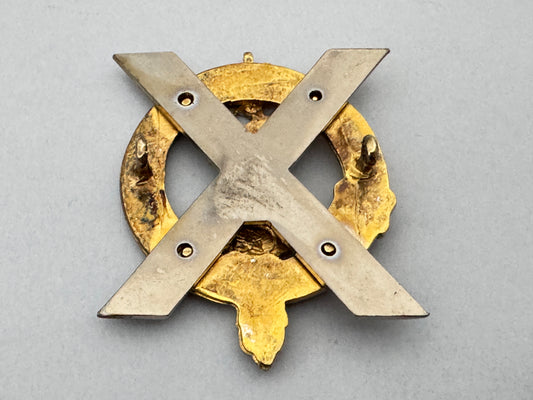 British Army 32nd Scottish Signal Territorial Regiment Glengarry Cap Badge